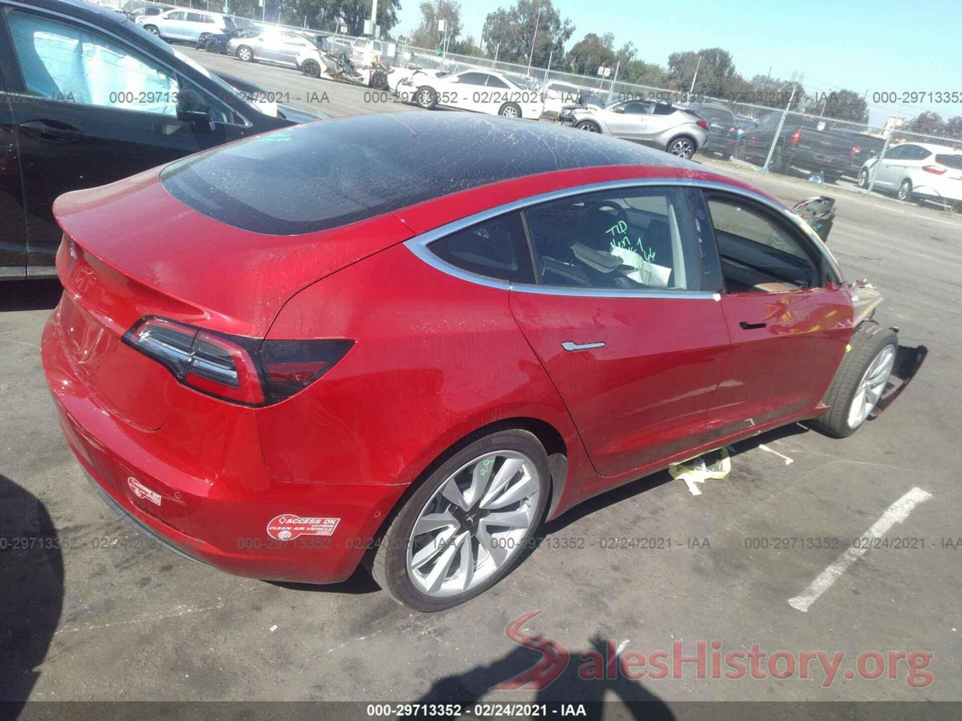 5YJ3E1EA1JF050852 2018 TESLA MODEL 3