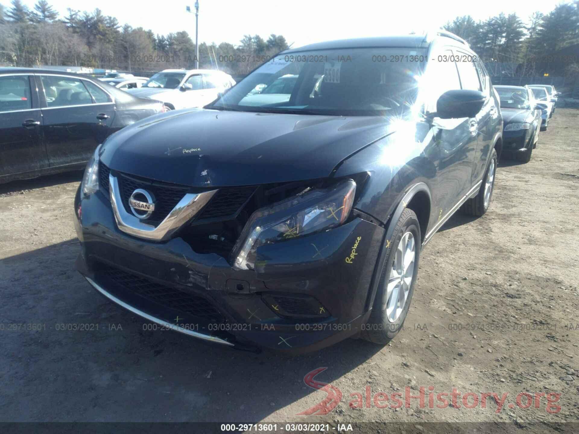 KNMAT2MV2GP599482 2016 NISSAN ROGUE