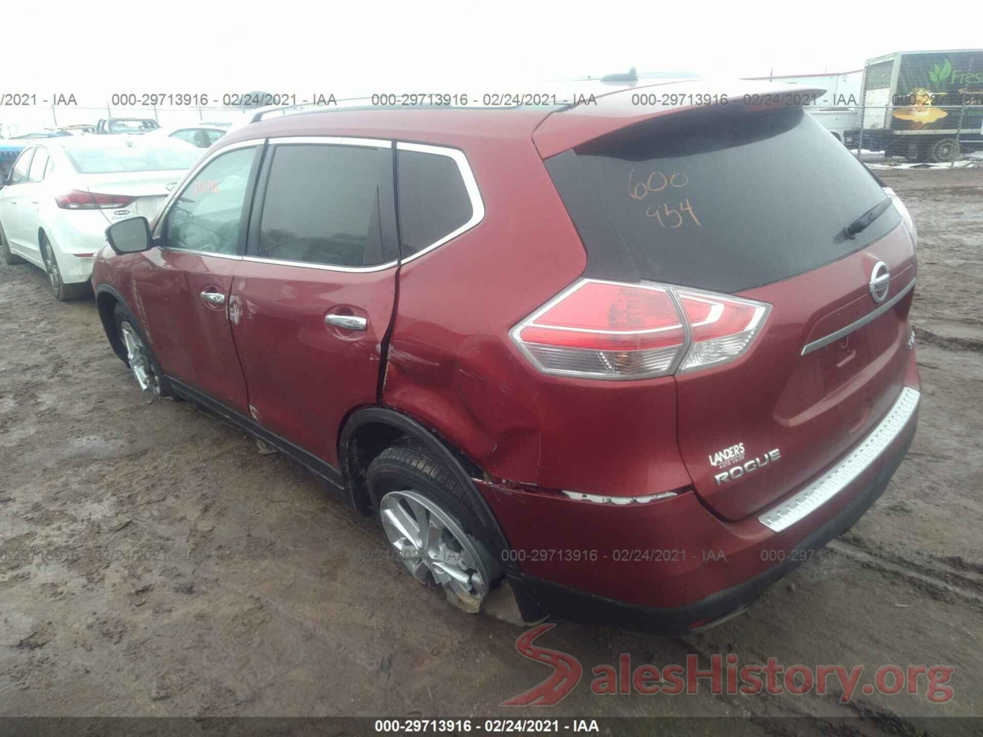 KNMAT2MV0GP731462 2016 NISSAN ROGUE