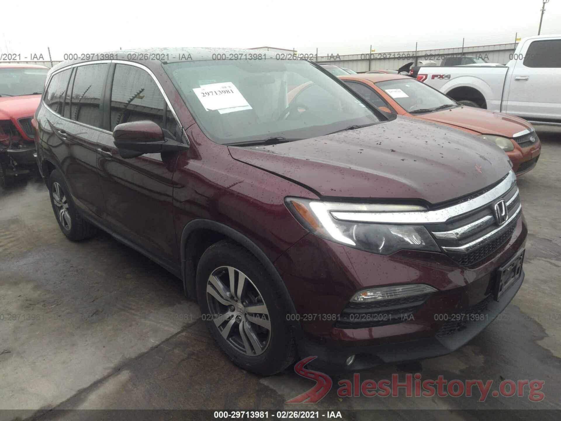 5FNYF5H32GB039083 2016 HONDA PILOT