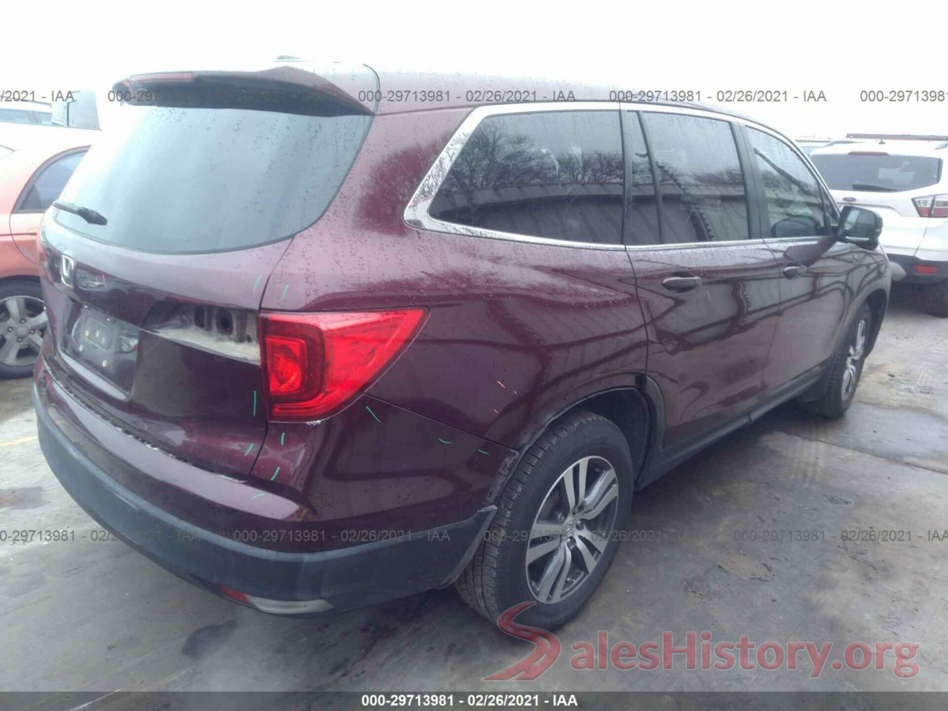 5FNYF5H32GB039083 2016 HONDA PILOT