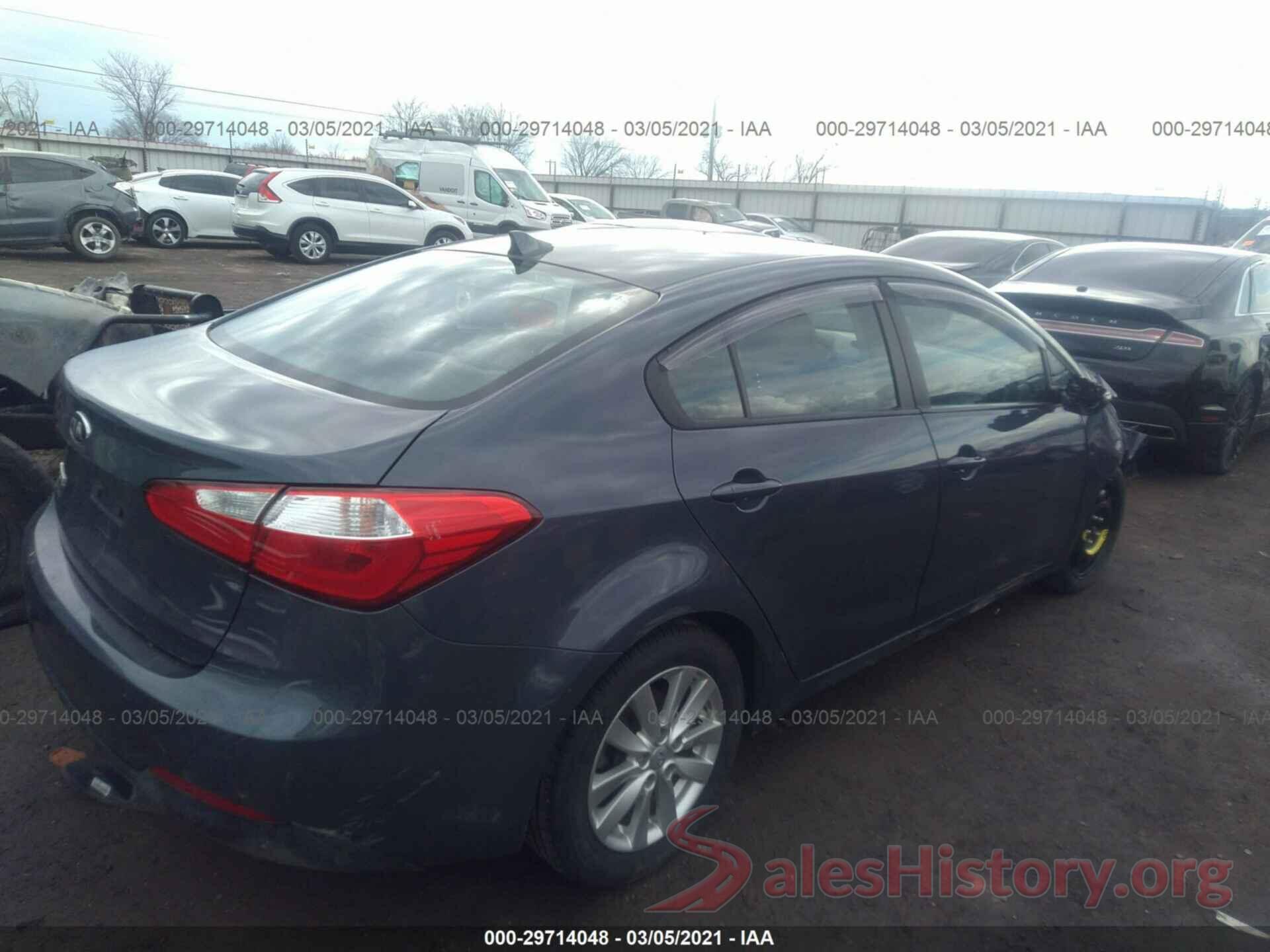 KNAFX4A68G5469654 2016 KIA FORTE