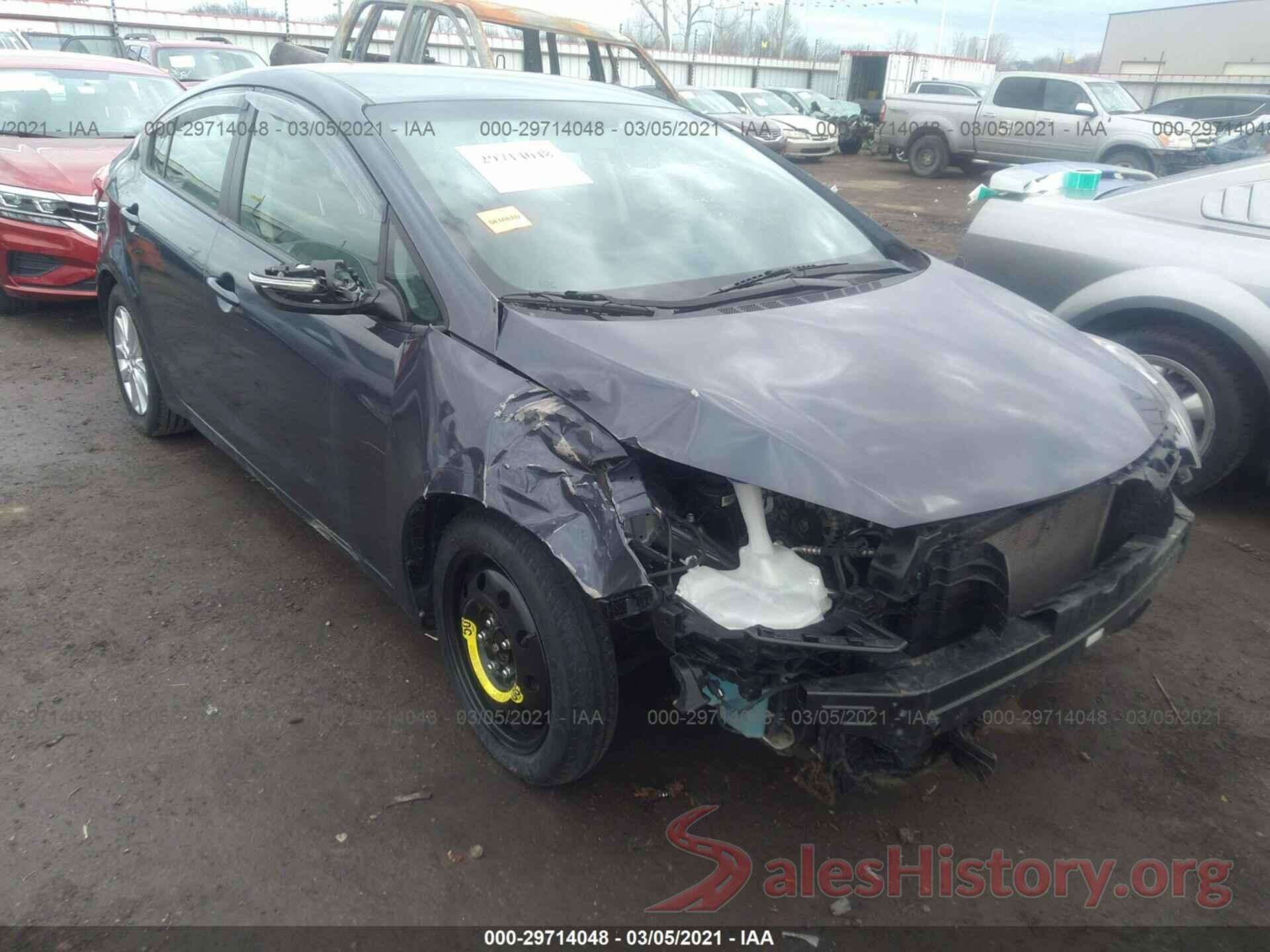 KNAFX4A68G5469654 2016 KIA FORTE