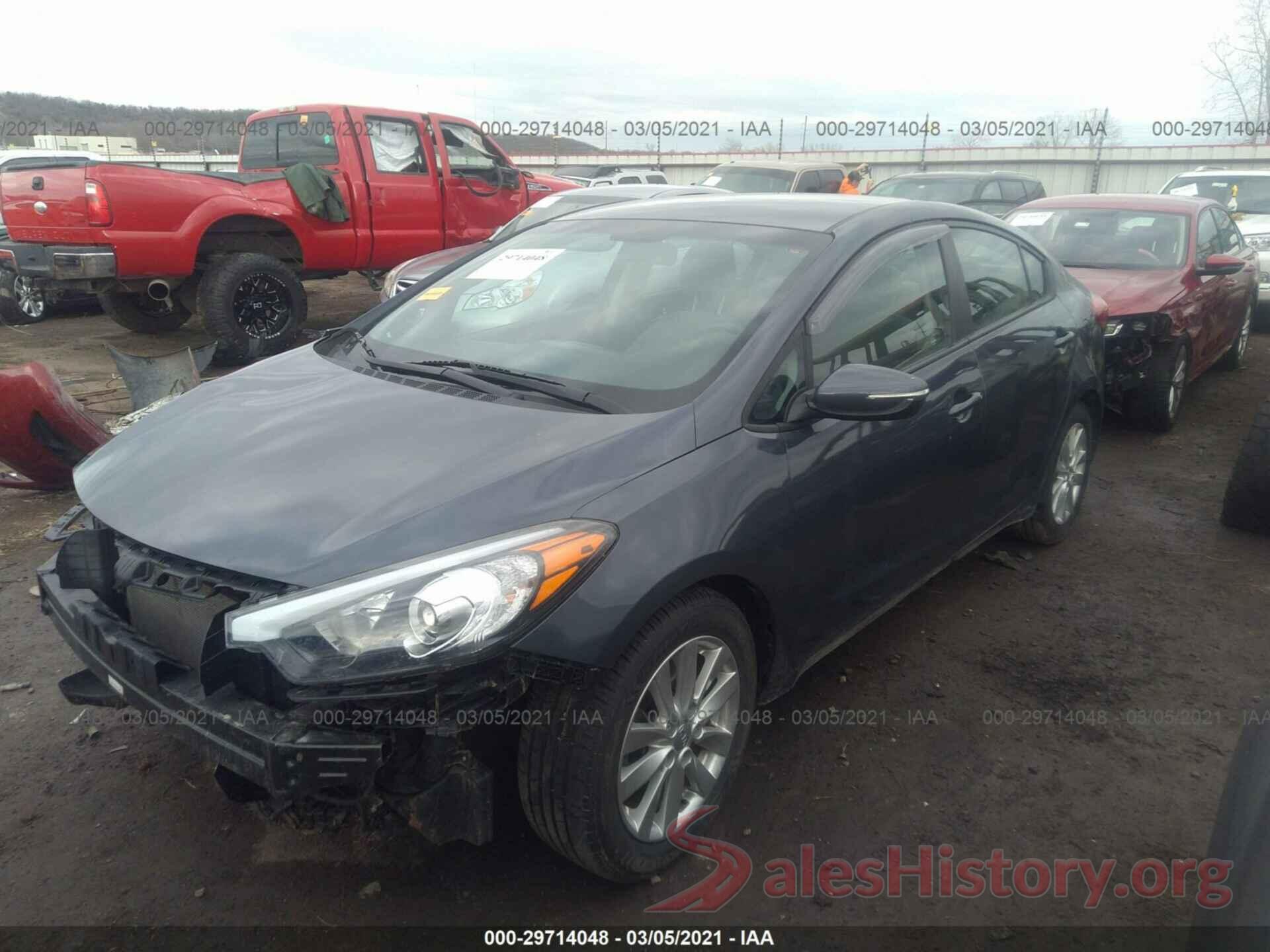 KNAFX4A68G5469654 2016 KIA FORTE