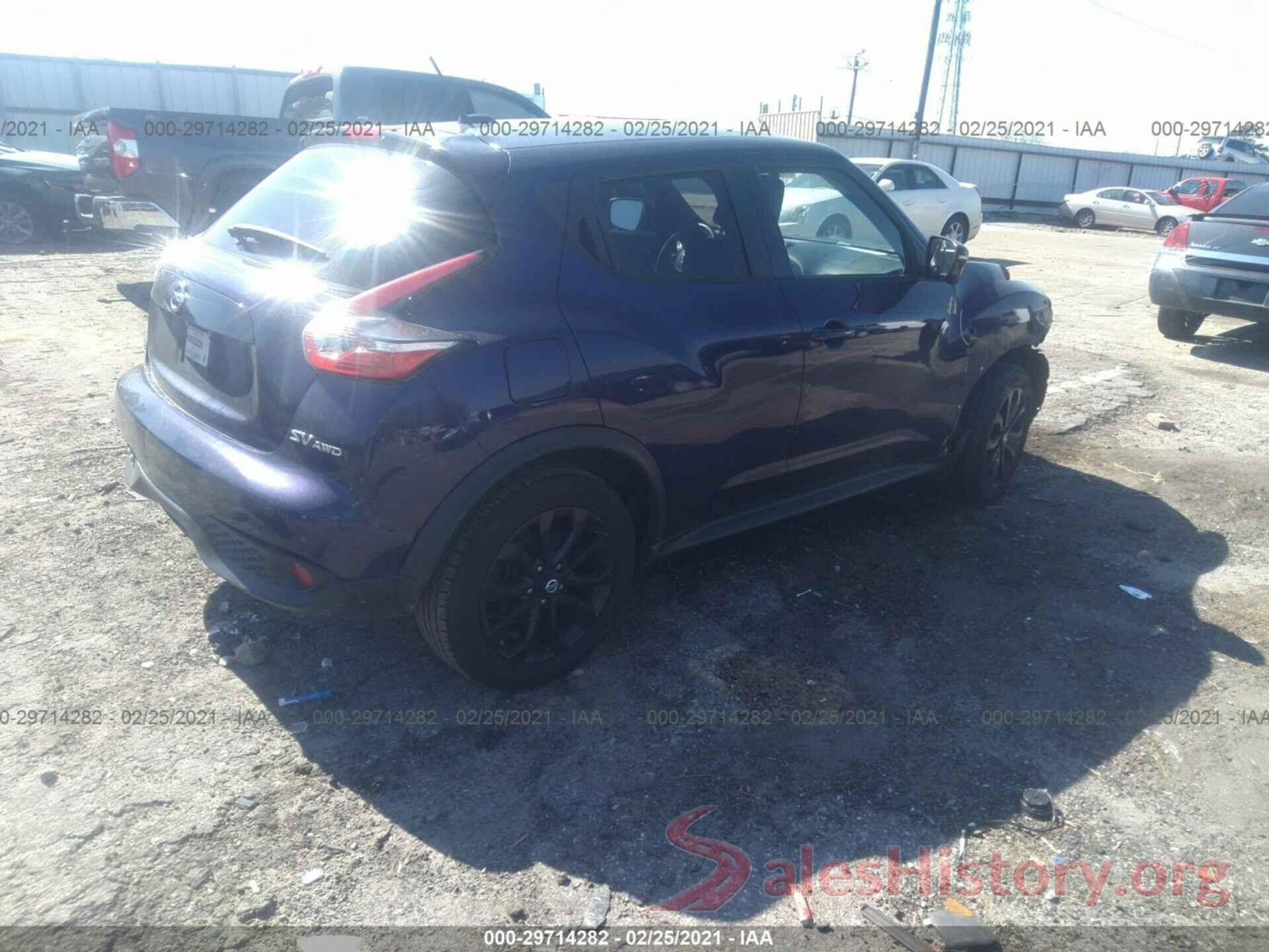 JN8AF5MV8GT650939 2016 NISSAN JUKE