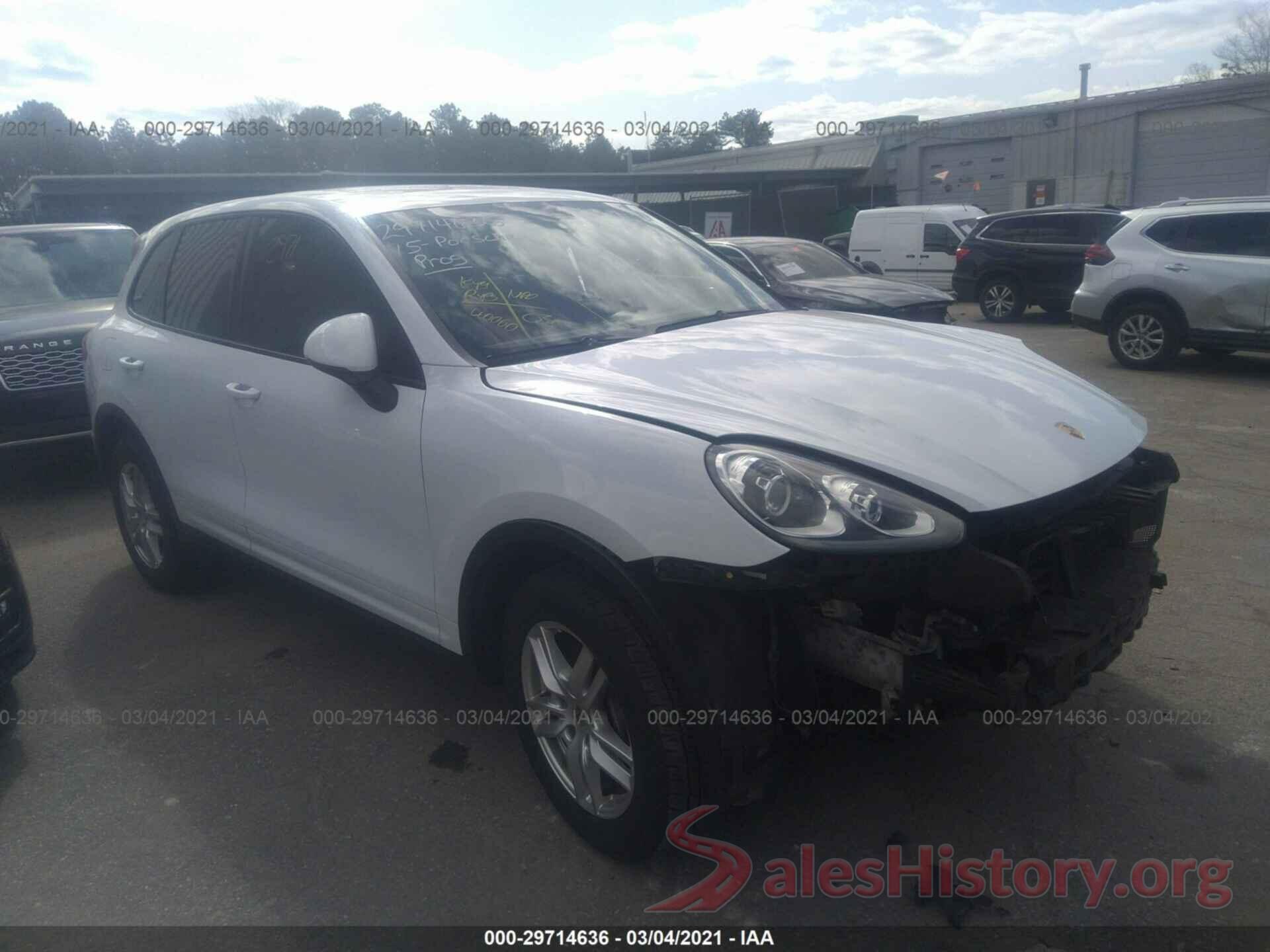 WP1AA2A27GLA08293 2016 PORSCHE CAYENNE