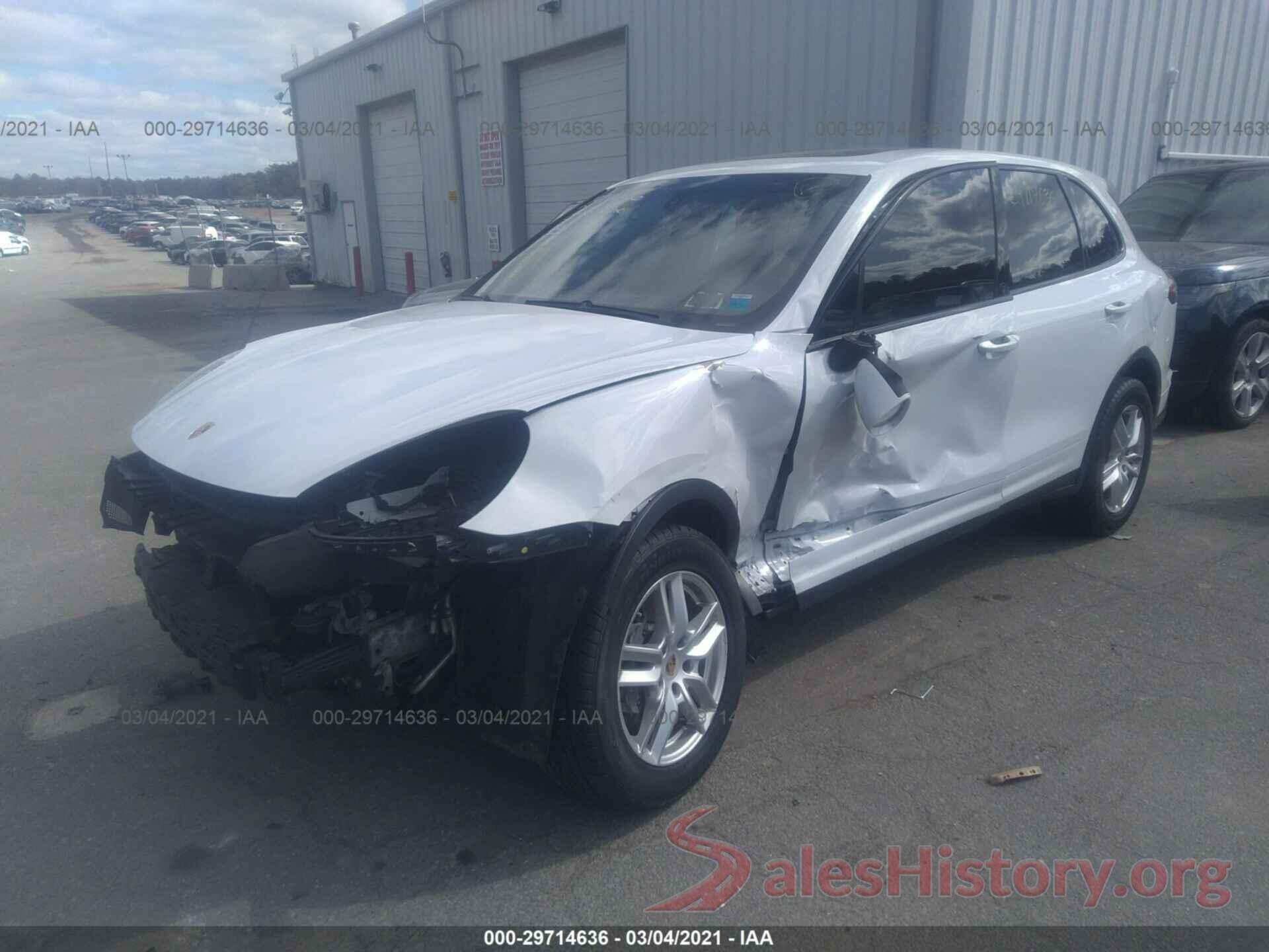 WP1AA2A27GLA08293 2016 PORSCHE CAYENNE