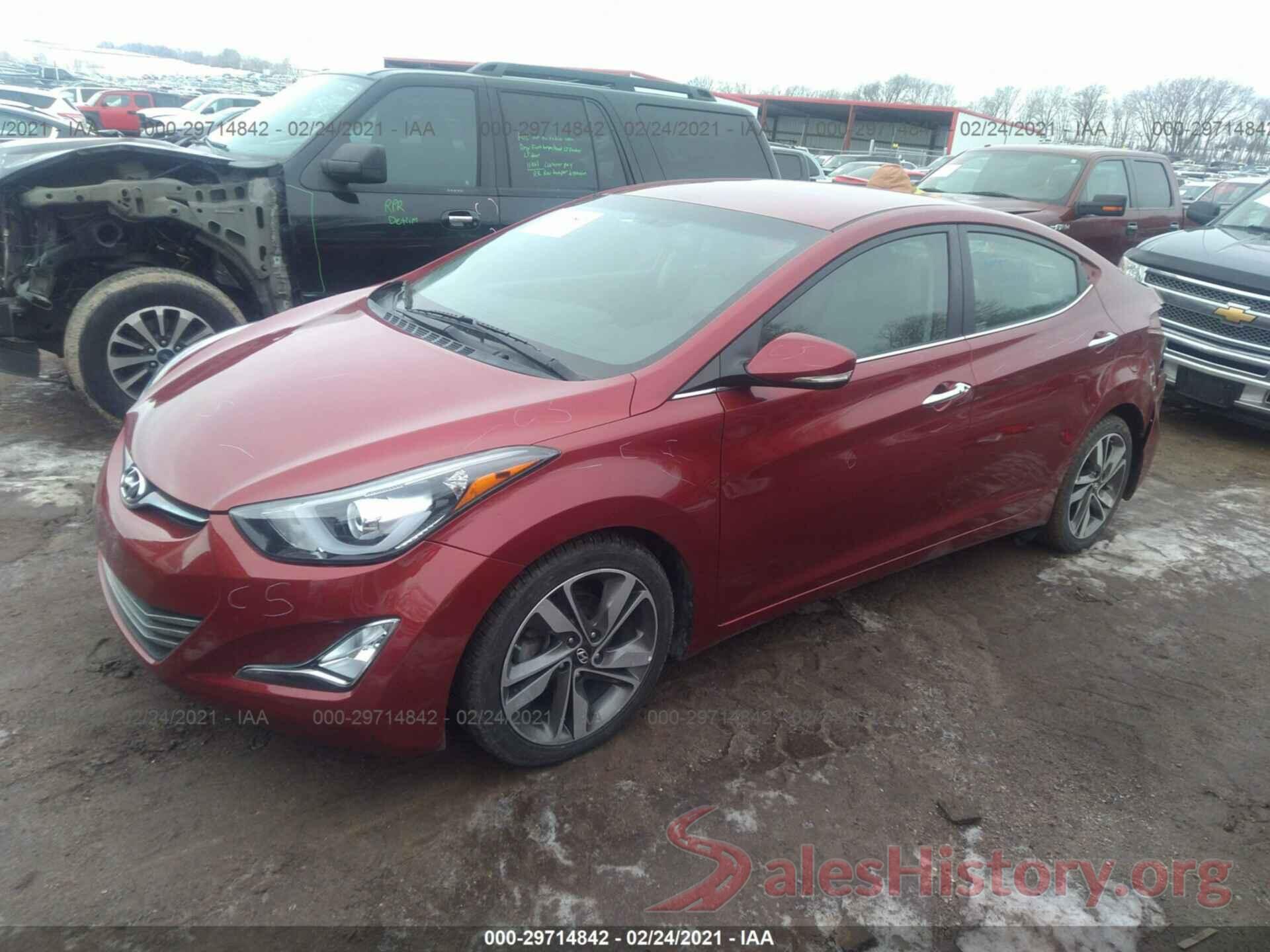 5NPDH4AE7GH775503 2016 HYUNDAI ELANTRA