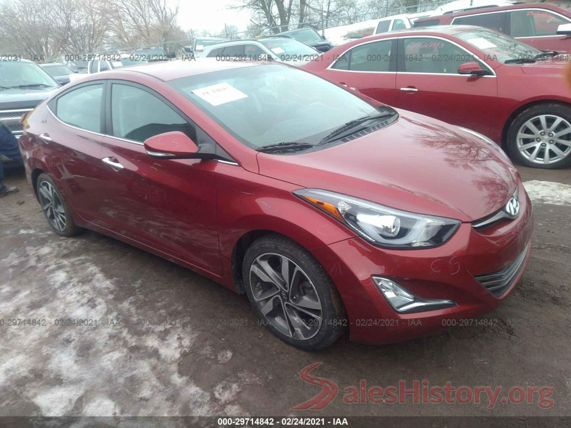 5NPDH4AE7GH775503 2016 HYUNDAI ELANTRA