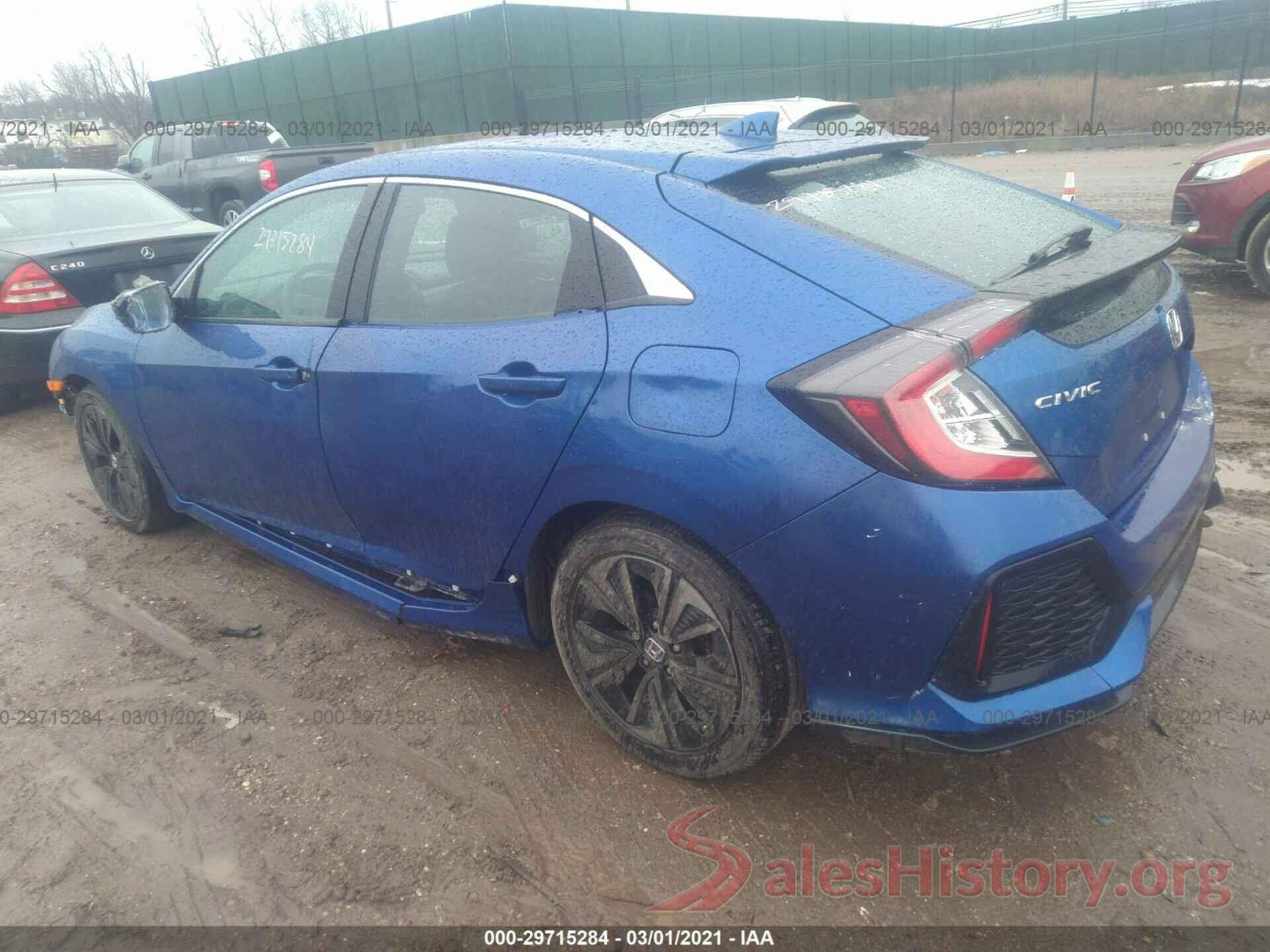 SHHFK7H56HU409032 2017 HONDA CIVIC HATCHBACK