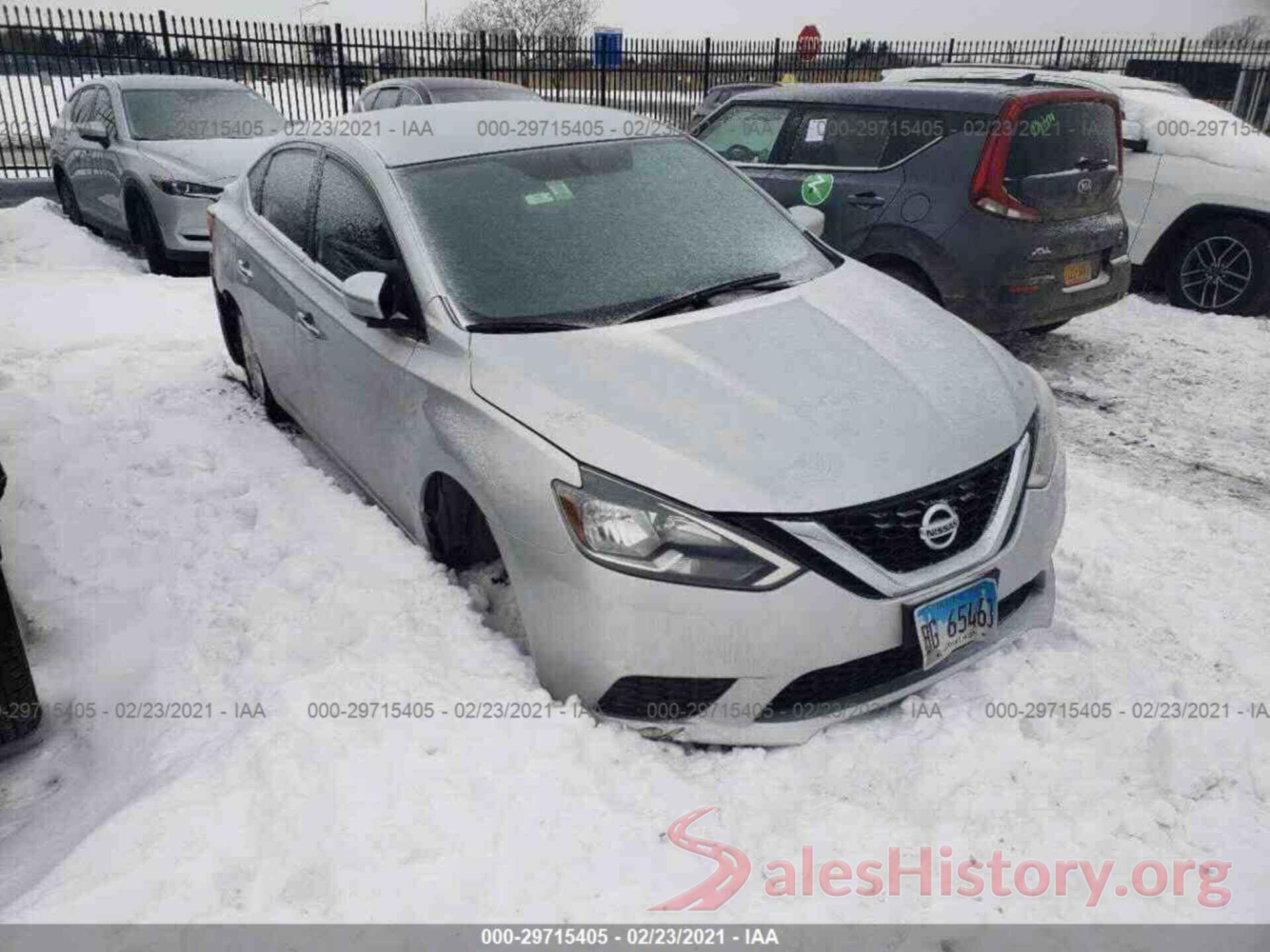 3N1AB7APXKY316617 2019 NISSAN SENTRA