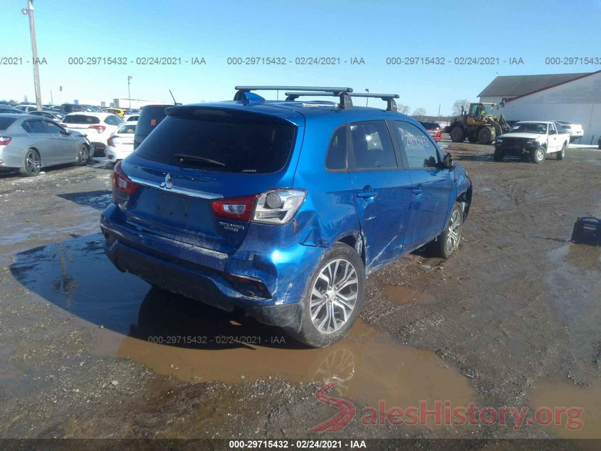 JA4AR3AU4KU004037 2019 MITSUBISHI OUTLANDER SPORT