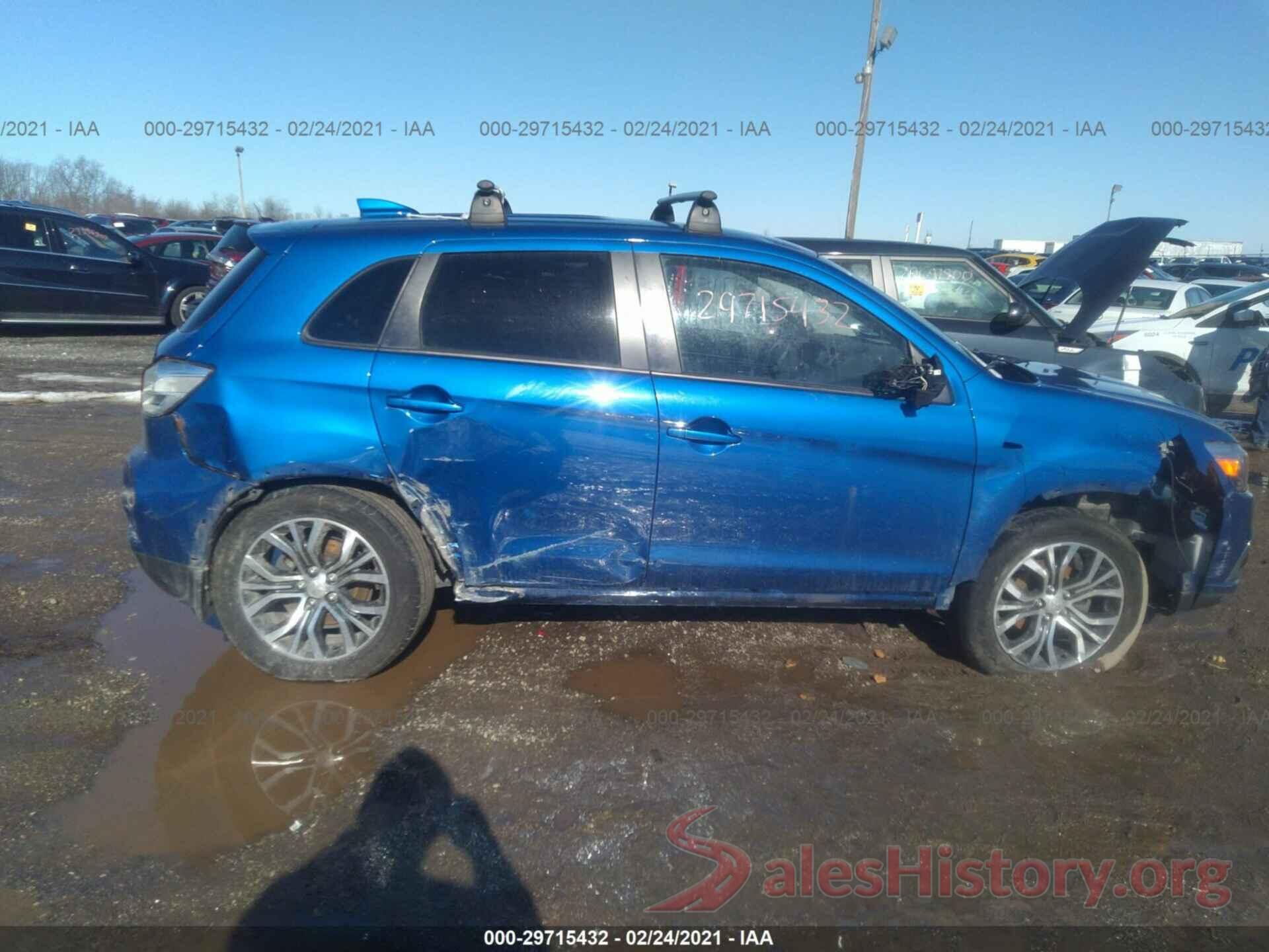 JA4AR3AU4KU004037 2019 MITSUBISHI OUTLANDER SPORT