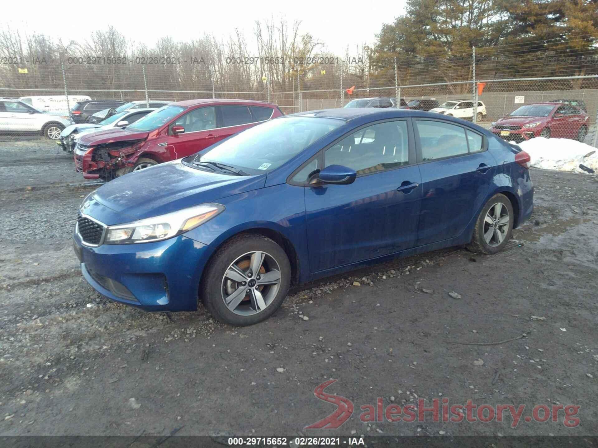 3KPFL4A72JE224335 2018 KIA FORTE