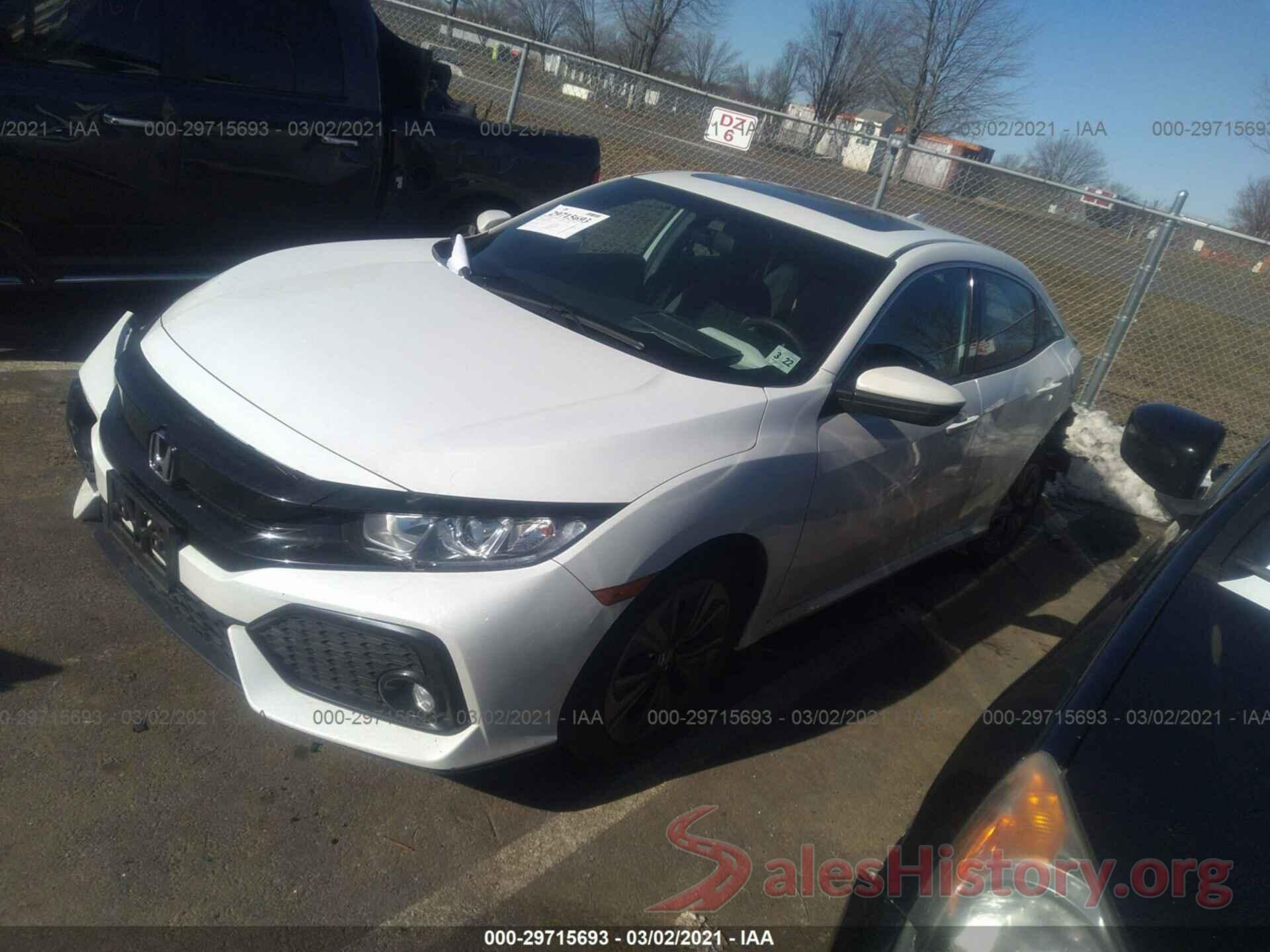 SHHFK7H52HU412087 2017 HONDA CIVIC HATCHBACK