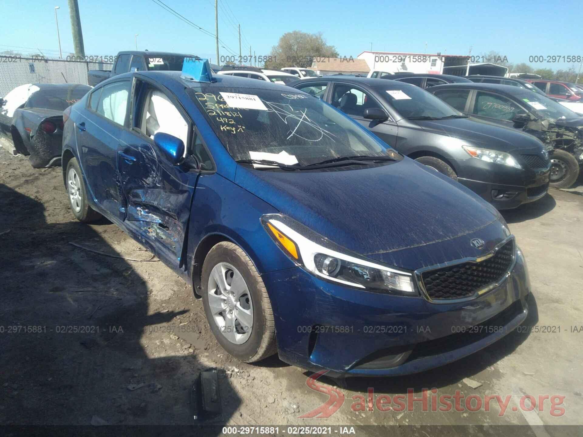 3KPFK4A76JE259074 2018 KIA FORTE