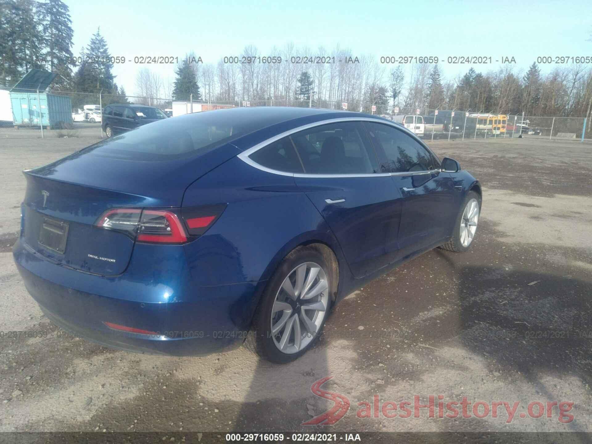 5YJ3E1EB4KF437664 2019 TESLA MODEL 3