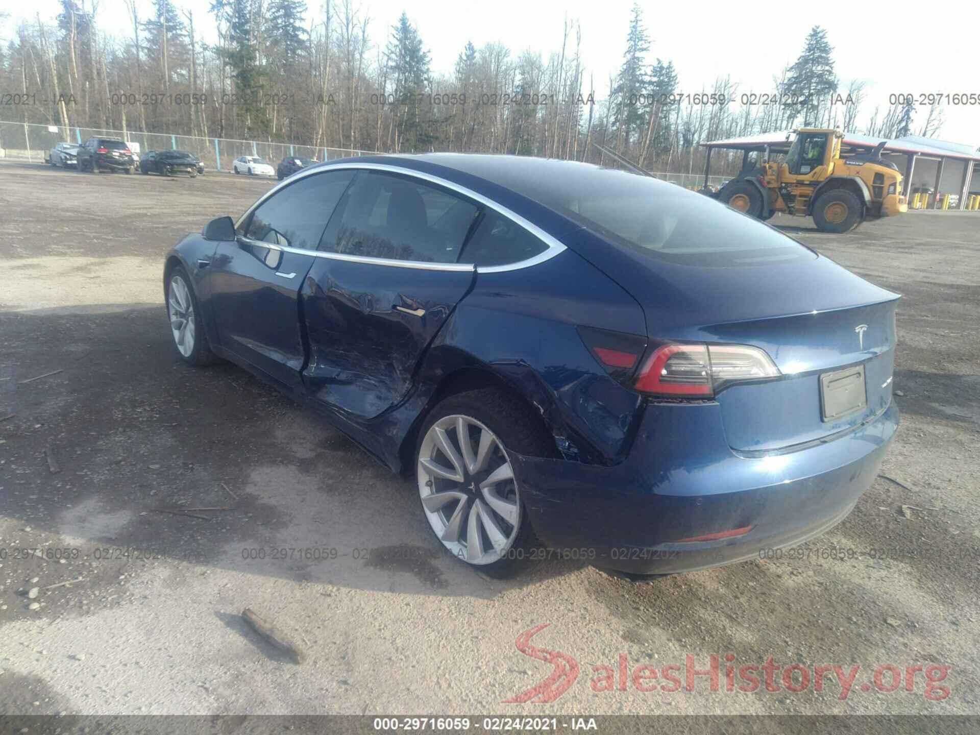 5YJ3E1EB4KF437664 2019 TESLA MODEL 3