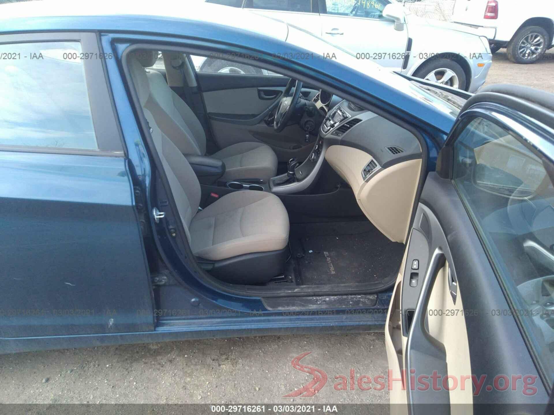 KMHDH4AE1GU599405 2016 HYUNDAI ELANTRA