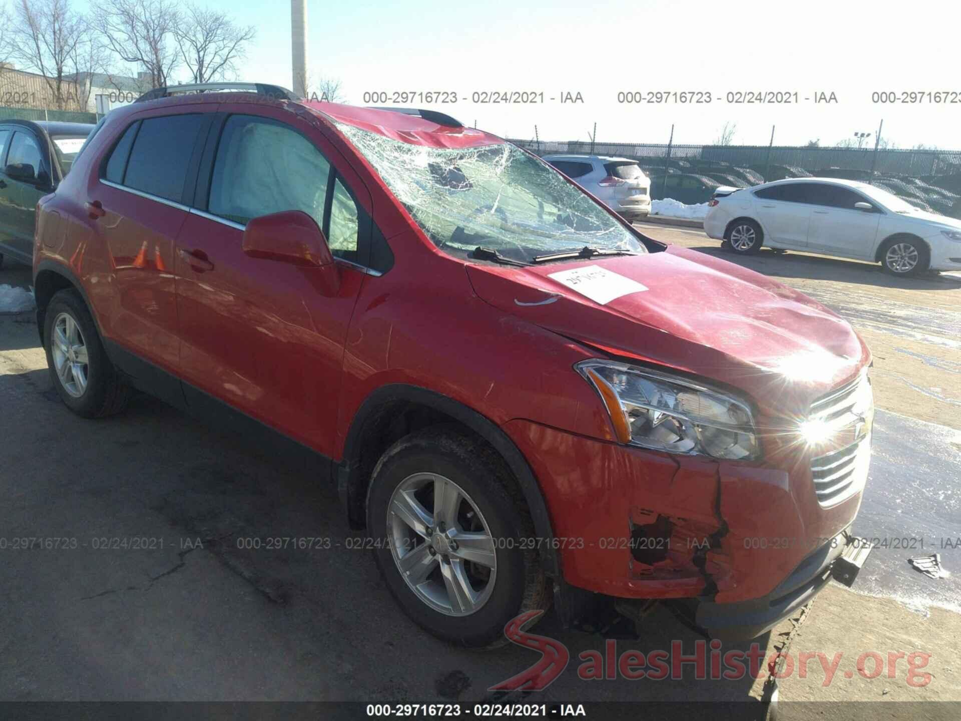 KL7CJPSBXGB680776 2016 CHEVROLET TRAX