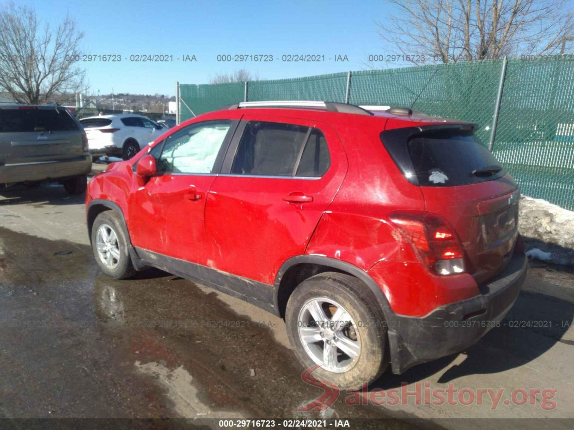 KL7CJPSBXGB680776 2016 CHEVROLET TRAX