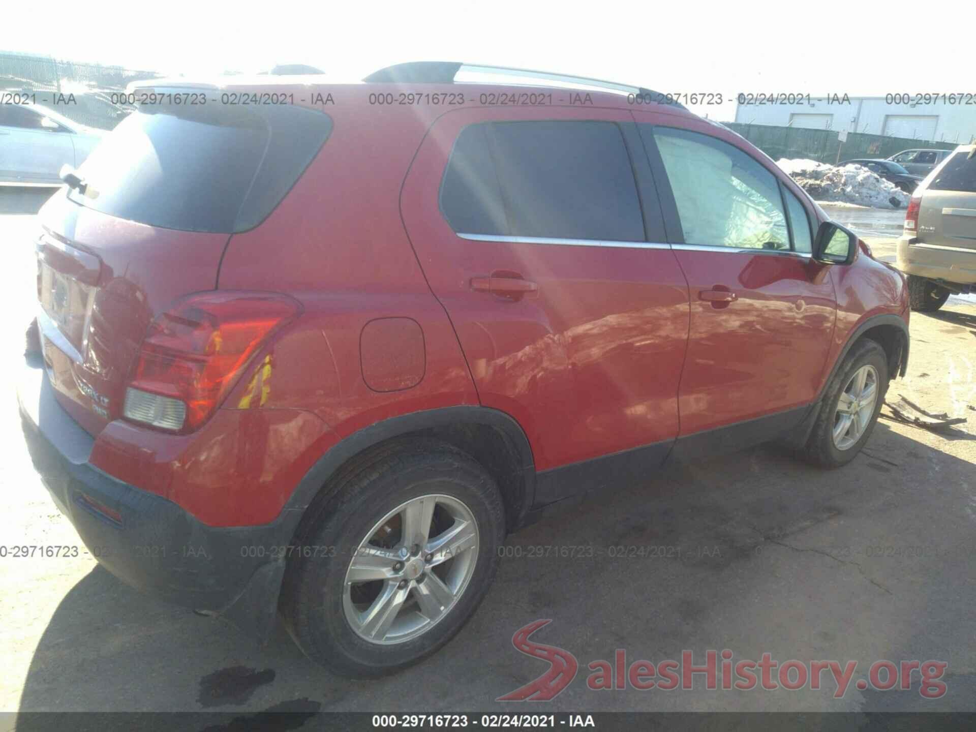 KL7CJPSBXGB680776 2016 CHEVROLET TRAX