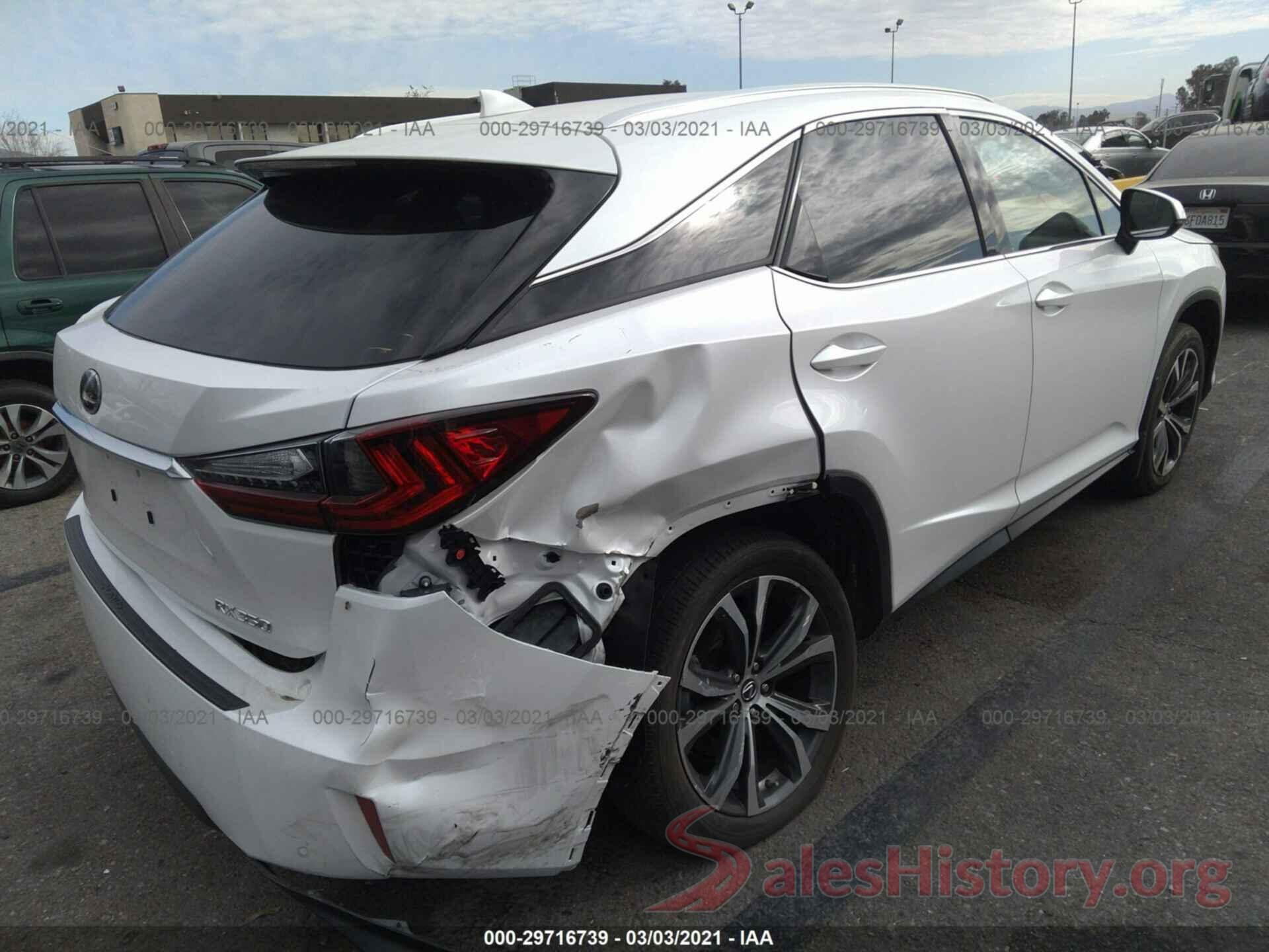 2T2ZZMCA0KC123259 2019 LEXUS RX