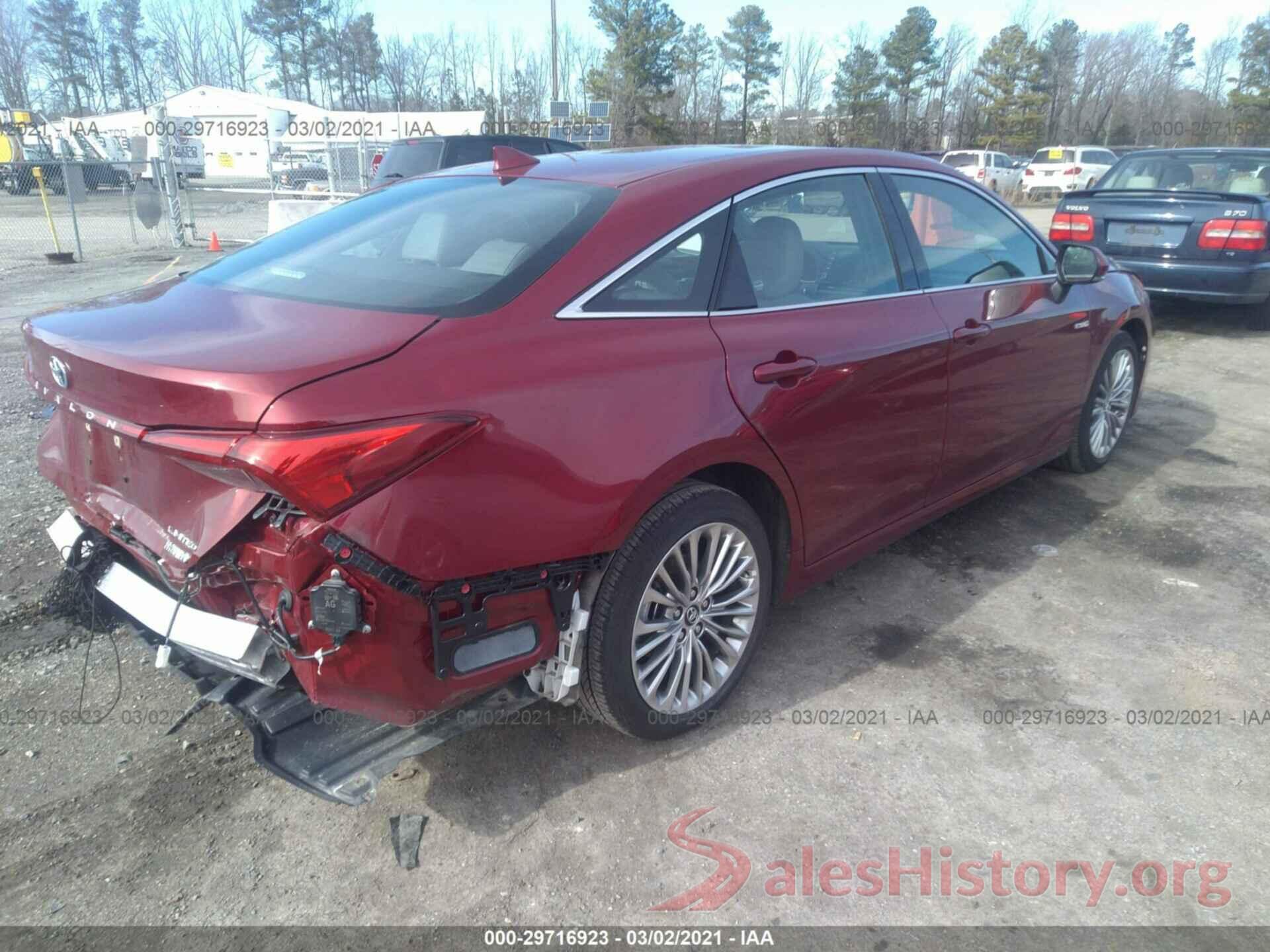 4T1B21FB3KU006495 2019 TOYOTA AVALON