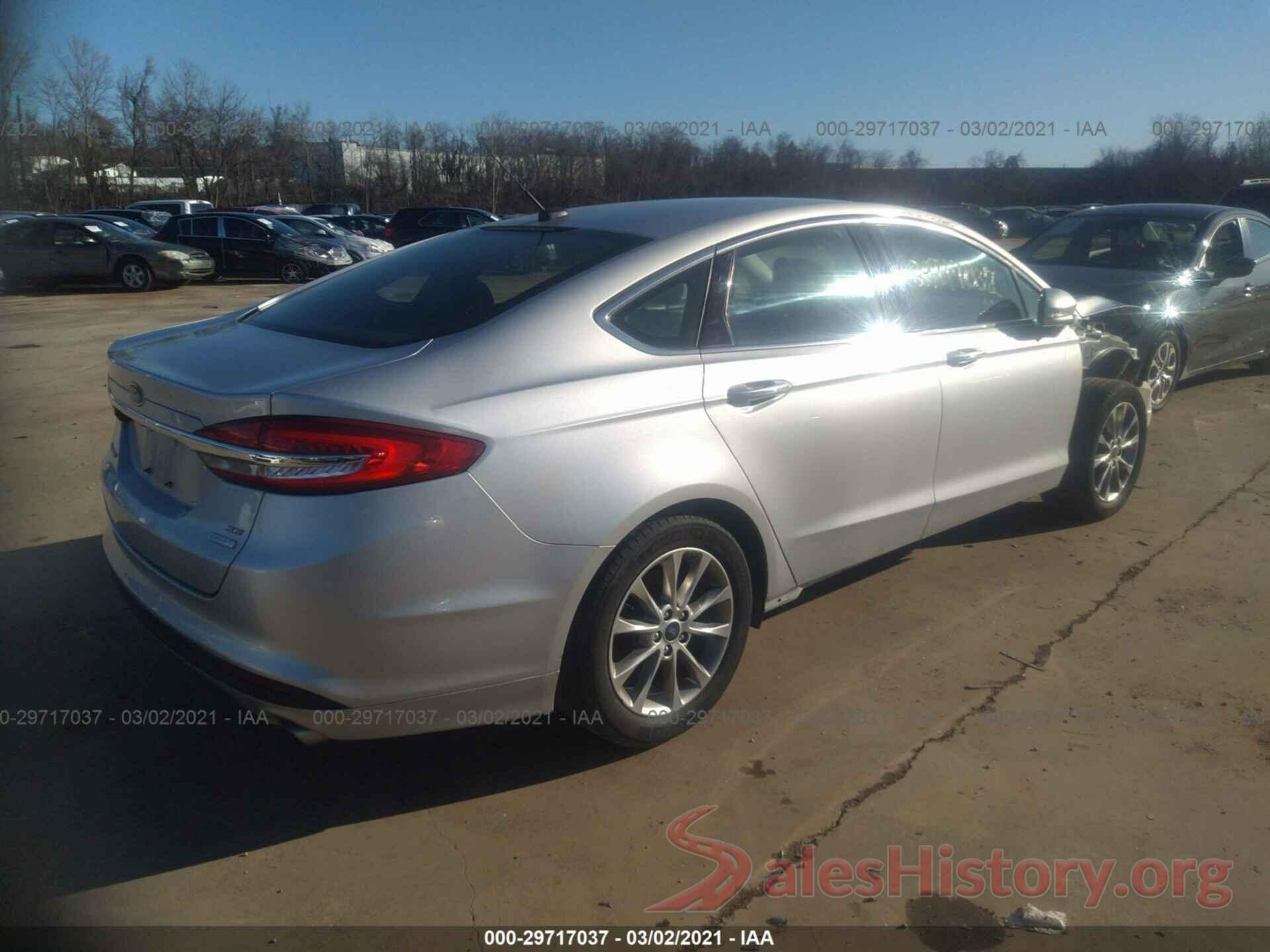 3FA6P0HD5HR360850 2017 FORD FUSION