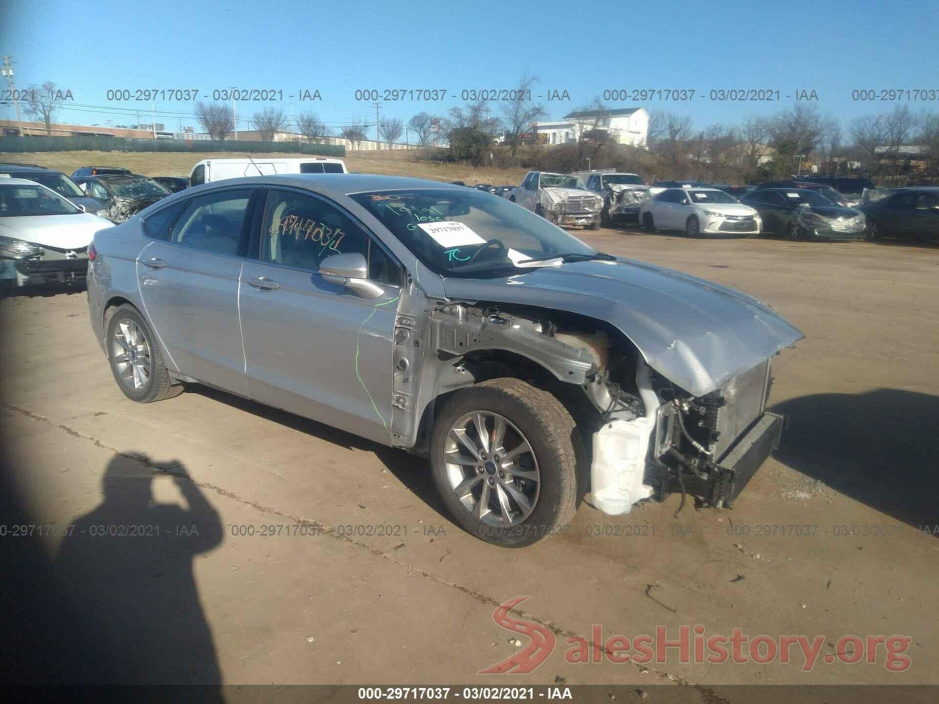 3FA6P0HD5HR360850 2017 FORD FUSION