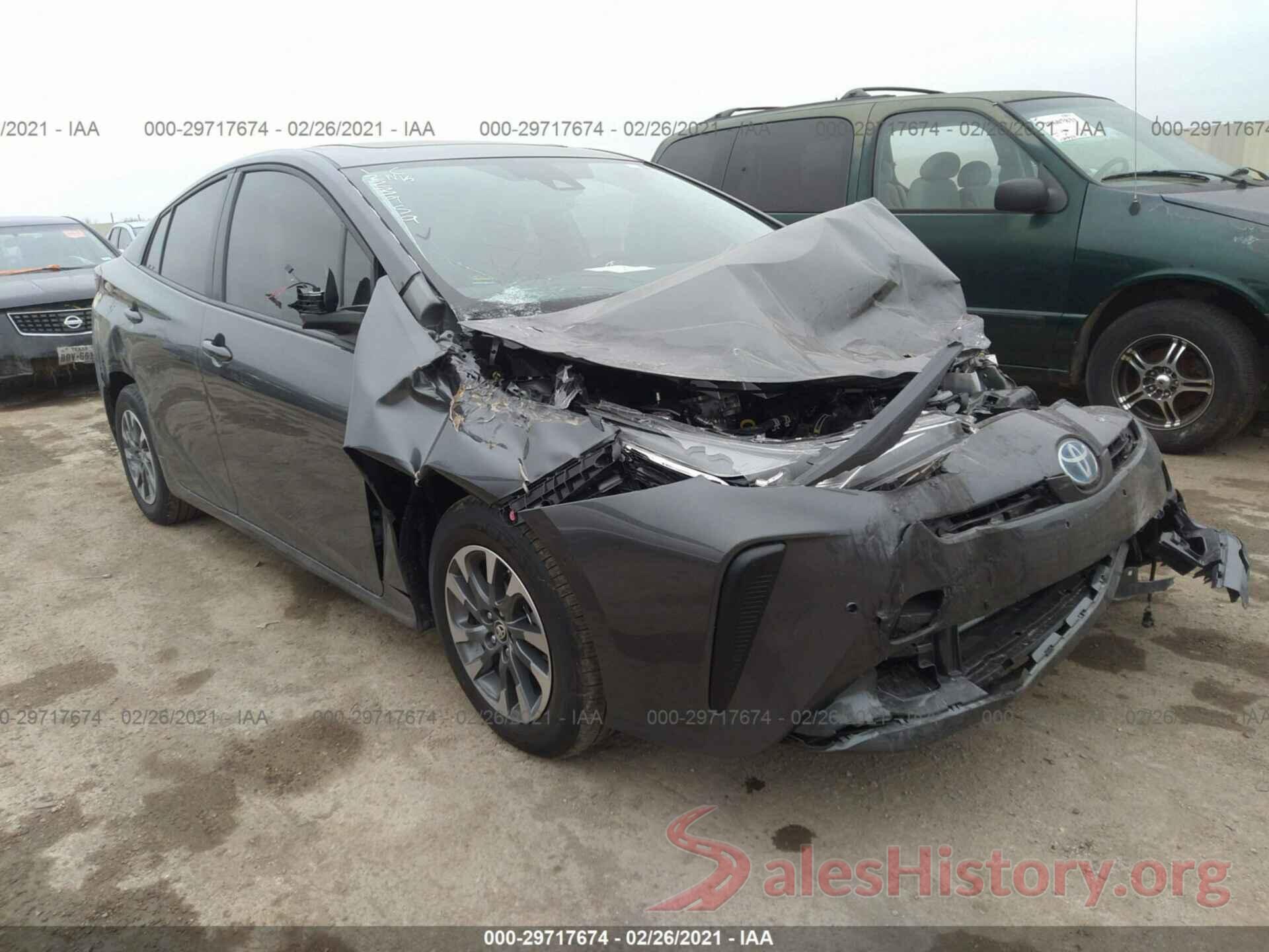 JTDKAMFU5M3137012 2021 TOYOTA PRIUS