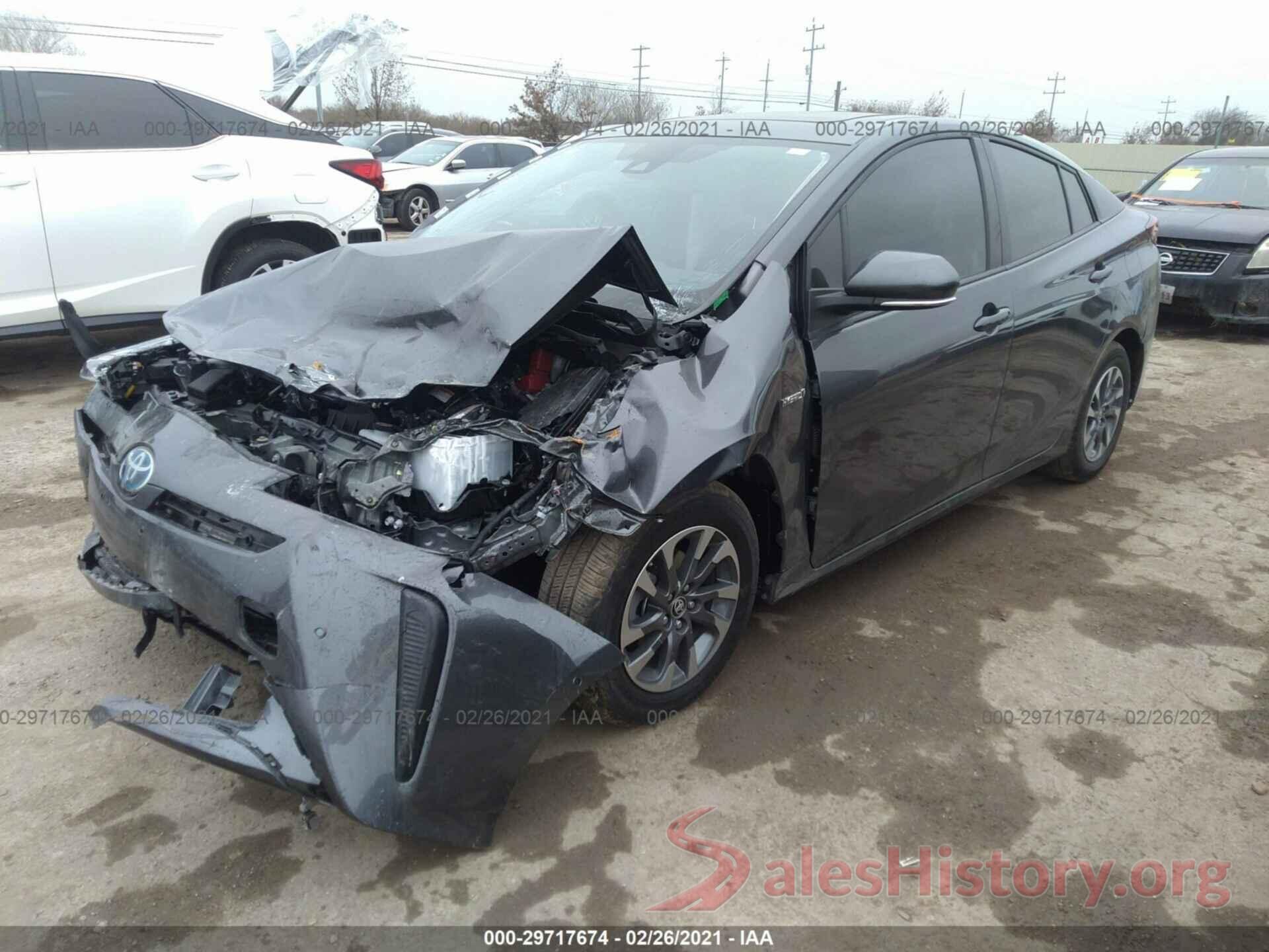 JTDKAMFU5M3137012 2021 TOYOTA PRIUS