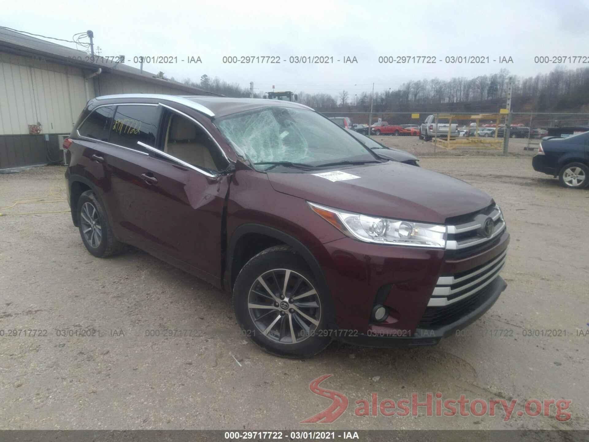 5TDJZRFH8JS910294 2018 TOYOTA HIGHLANDER