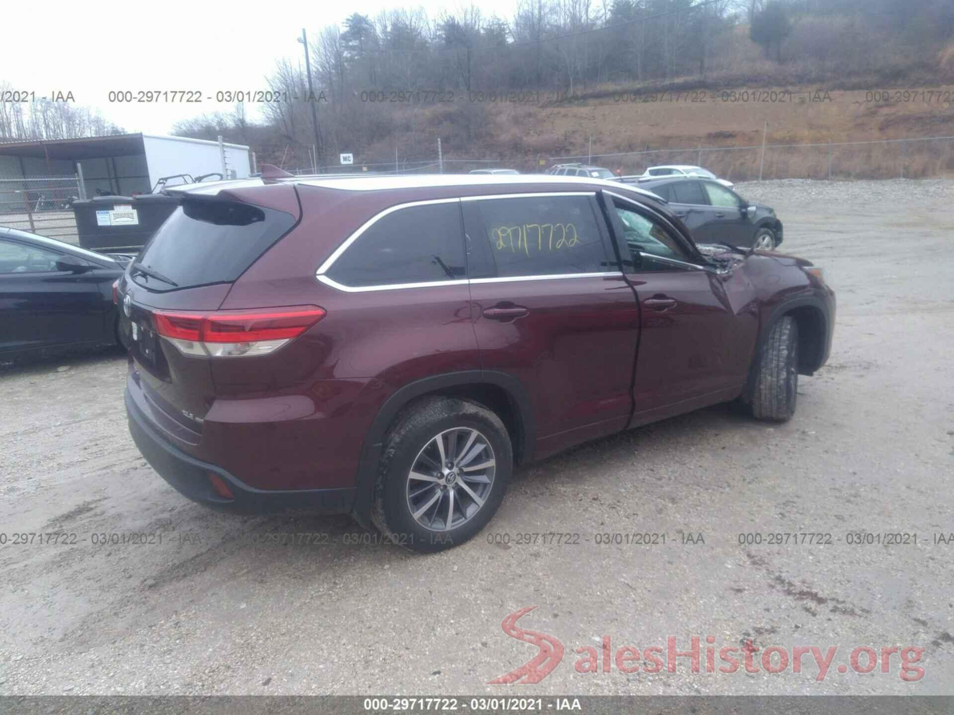 5TDJZRFH8JS910294 2018 TOYOTA HIGHLANDER