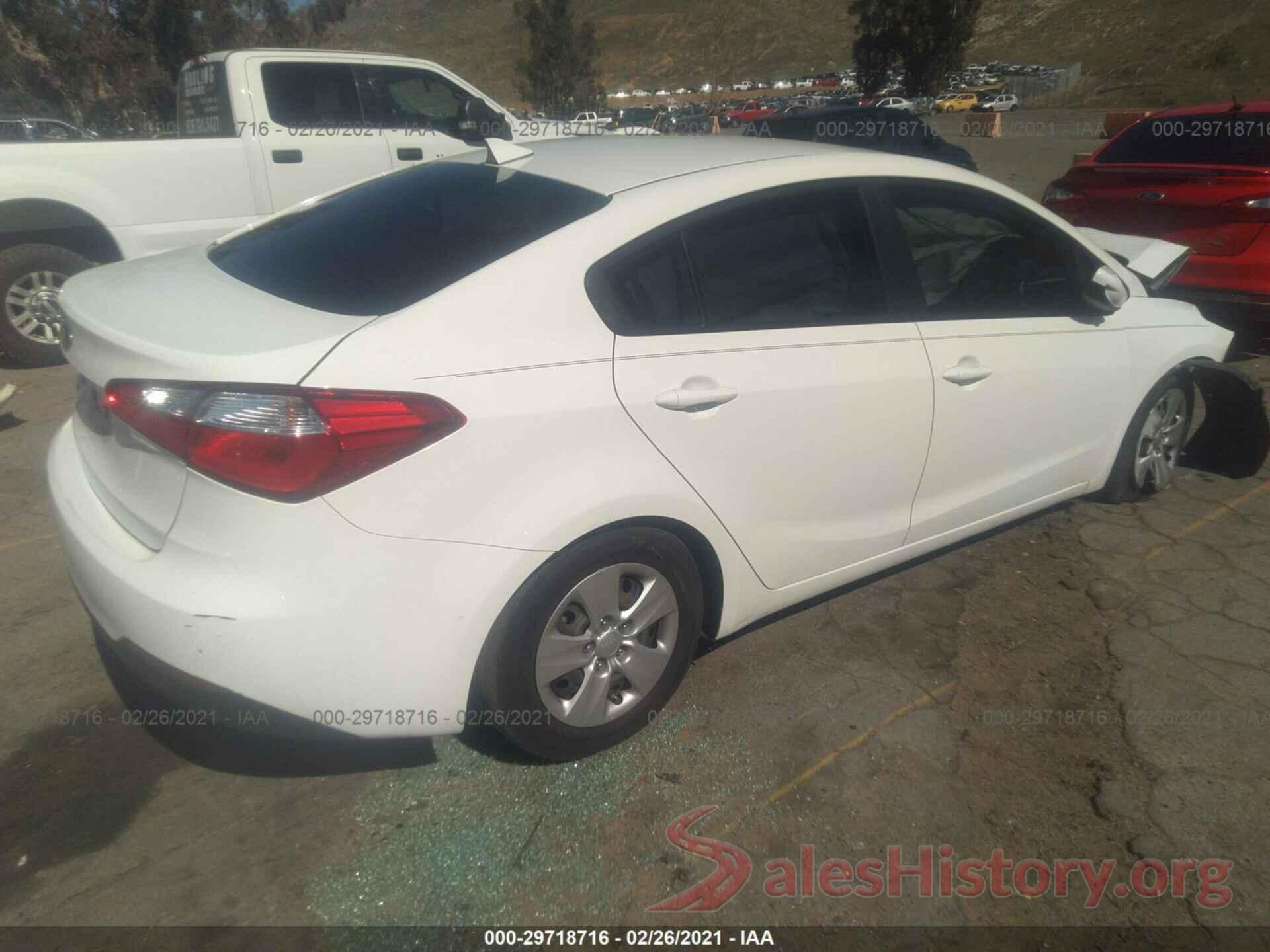 KNAFK4A63G5606448 2016 KIA FORTE