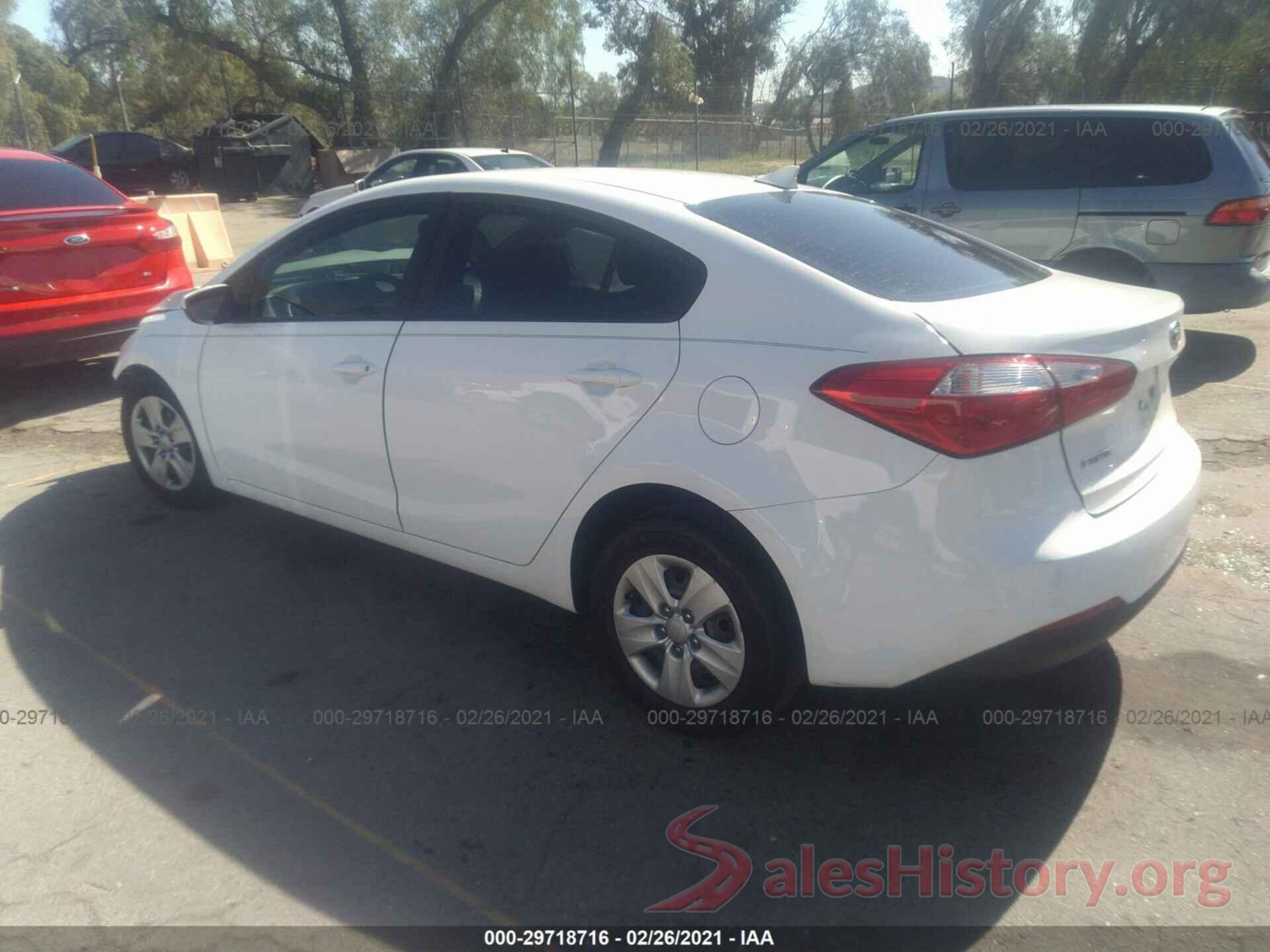 KNAFK4A63G5606448 2016 KIA FORTE