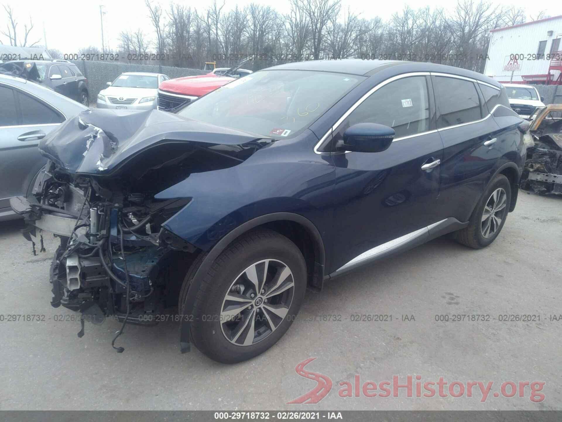 5N1AZ2AS7LN156593 2020 NISSAN MURANO