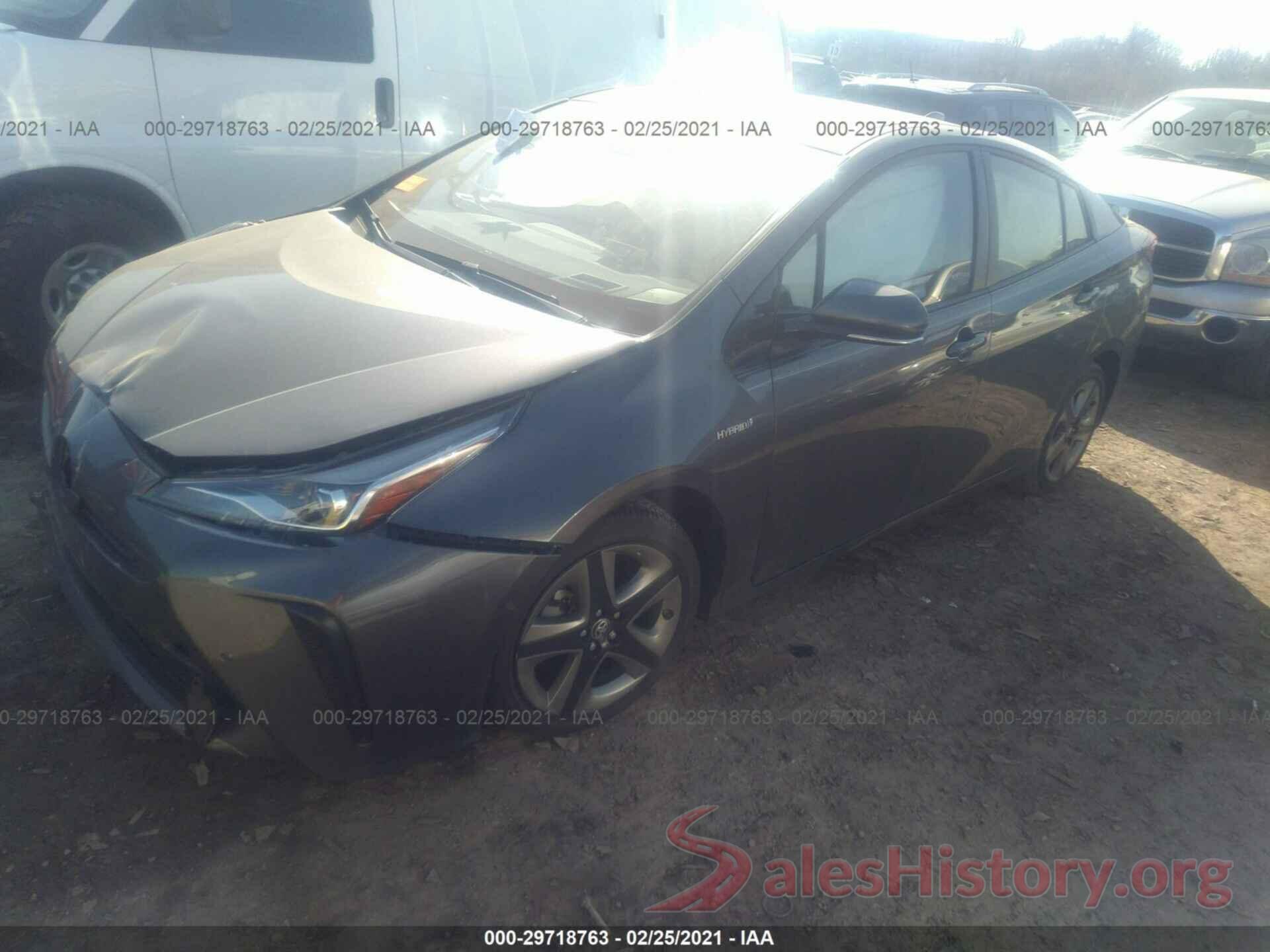 JTDKARFU8K3086289 2019 TOYOTA PRIUS