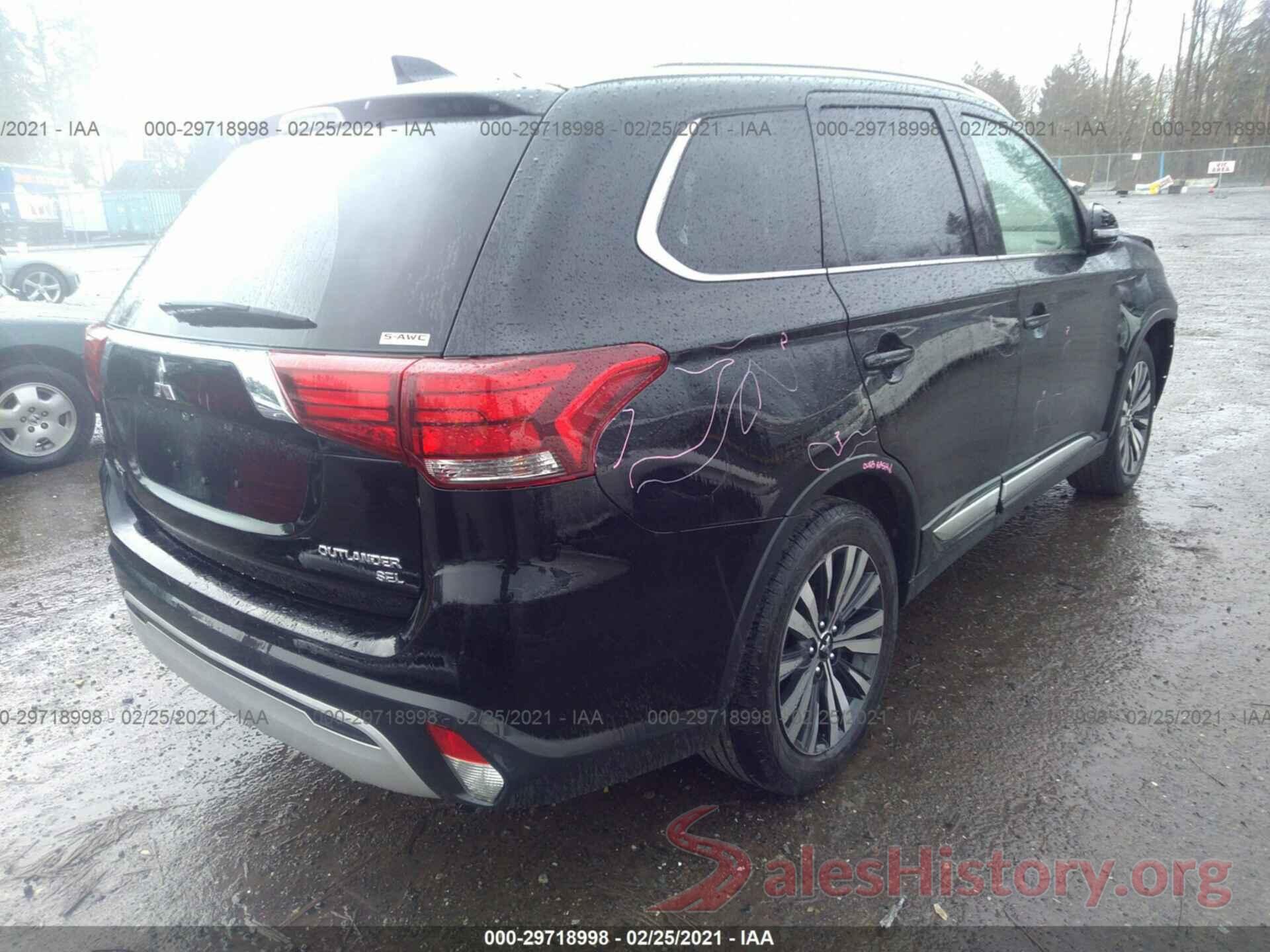 JA4AZ3A37KJ001416 2019 MITSUBISHI OUTLANDER