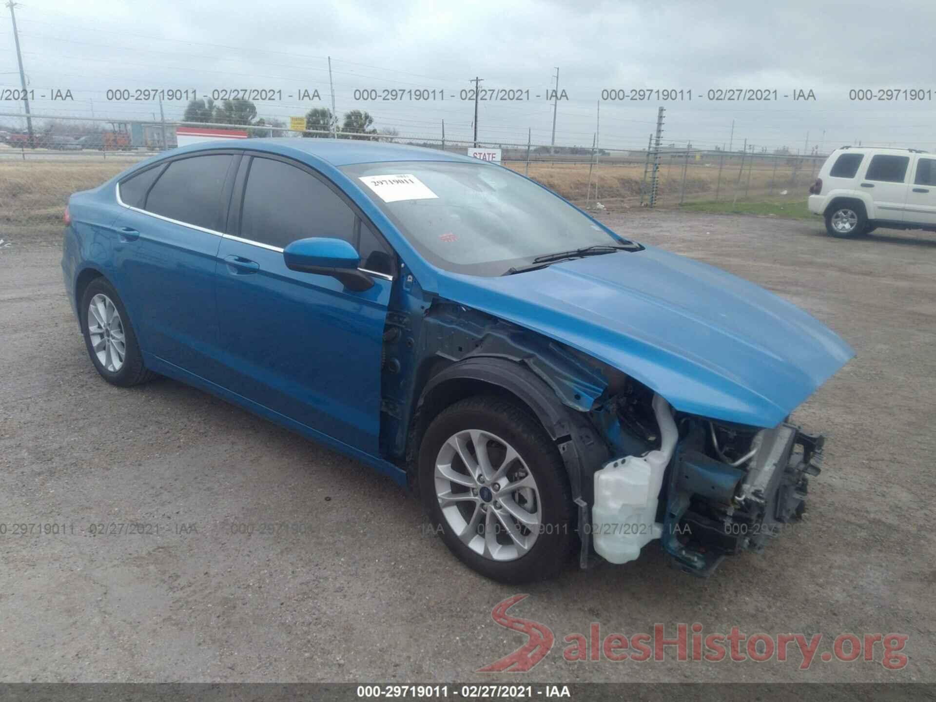 3FA6P0HD1LR147824 2020 FORD FUSION