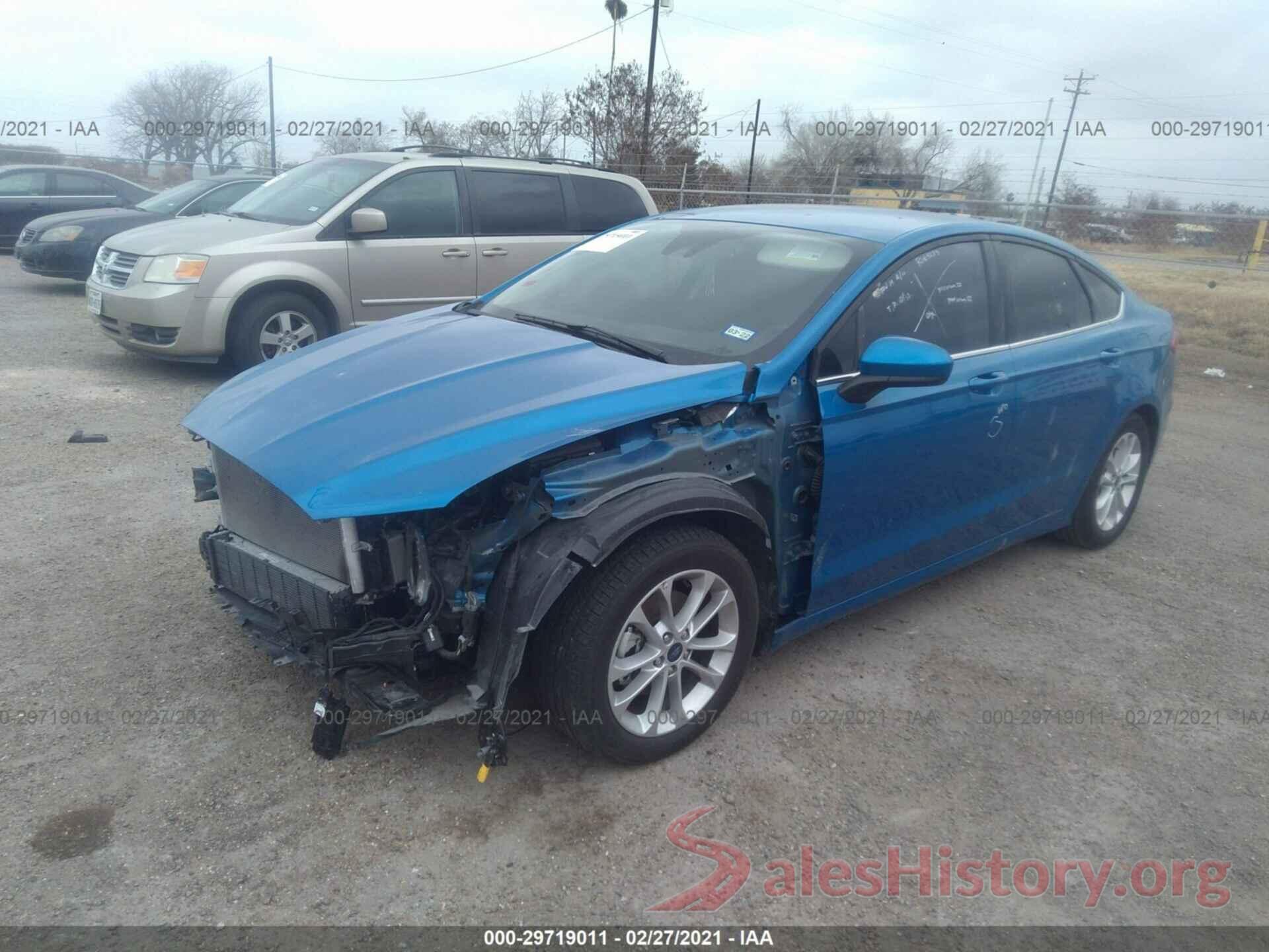 3FA6P0HD1LR147824 2020 FORD FUSION