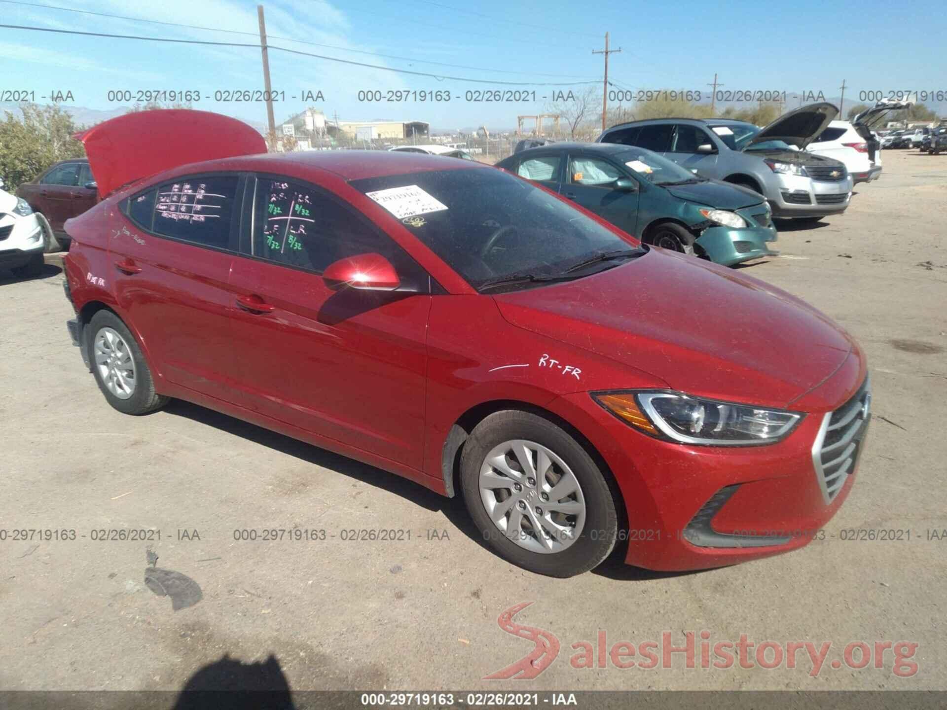 5NPD74LF9HH126568 2017 HYUNDAI ELANTRA