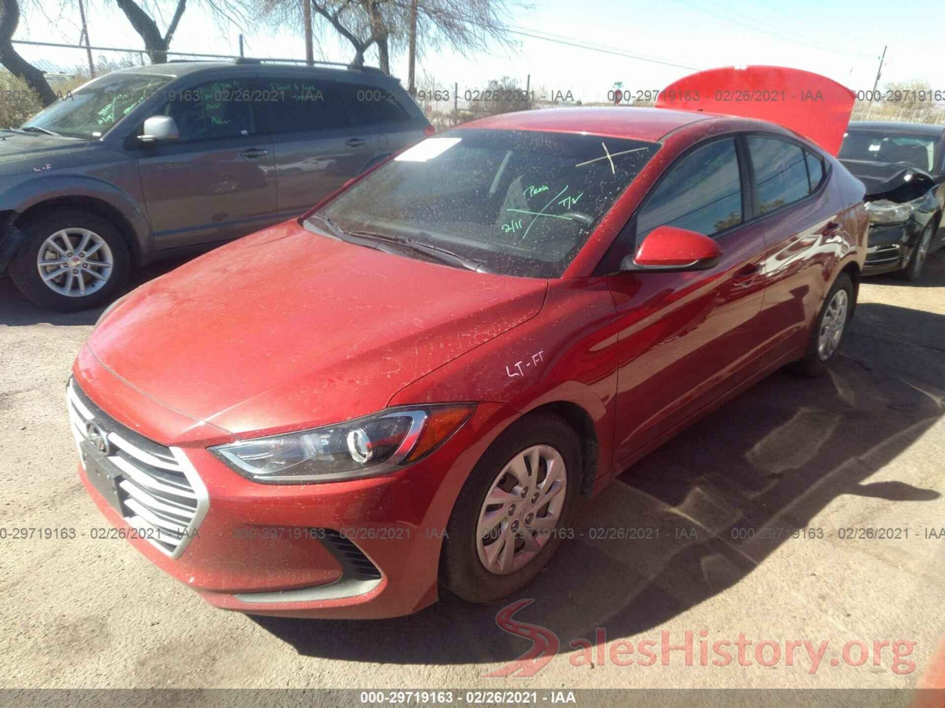 5NPD74LF9HH126568 2017 HYUNDAI ELANTRA