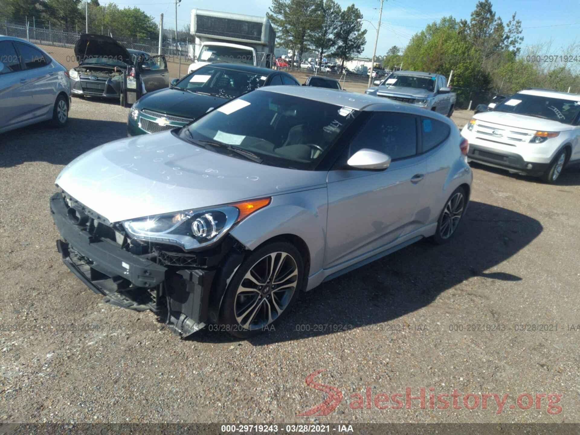 KMHTC6AE2GU291567 2016 HYUNDAI VELOSTER