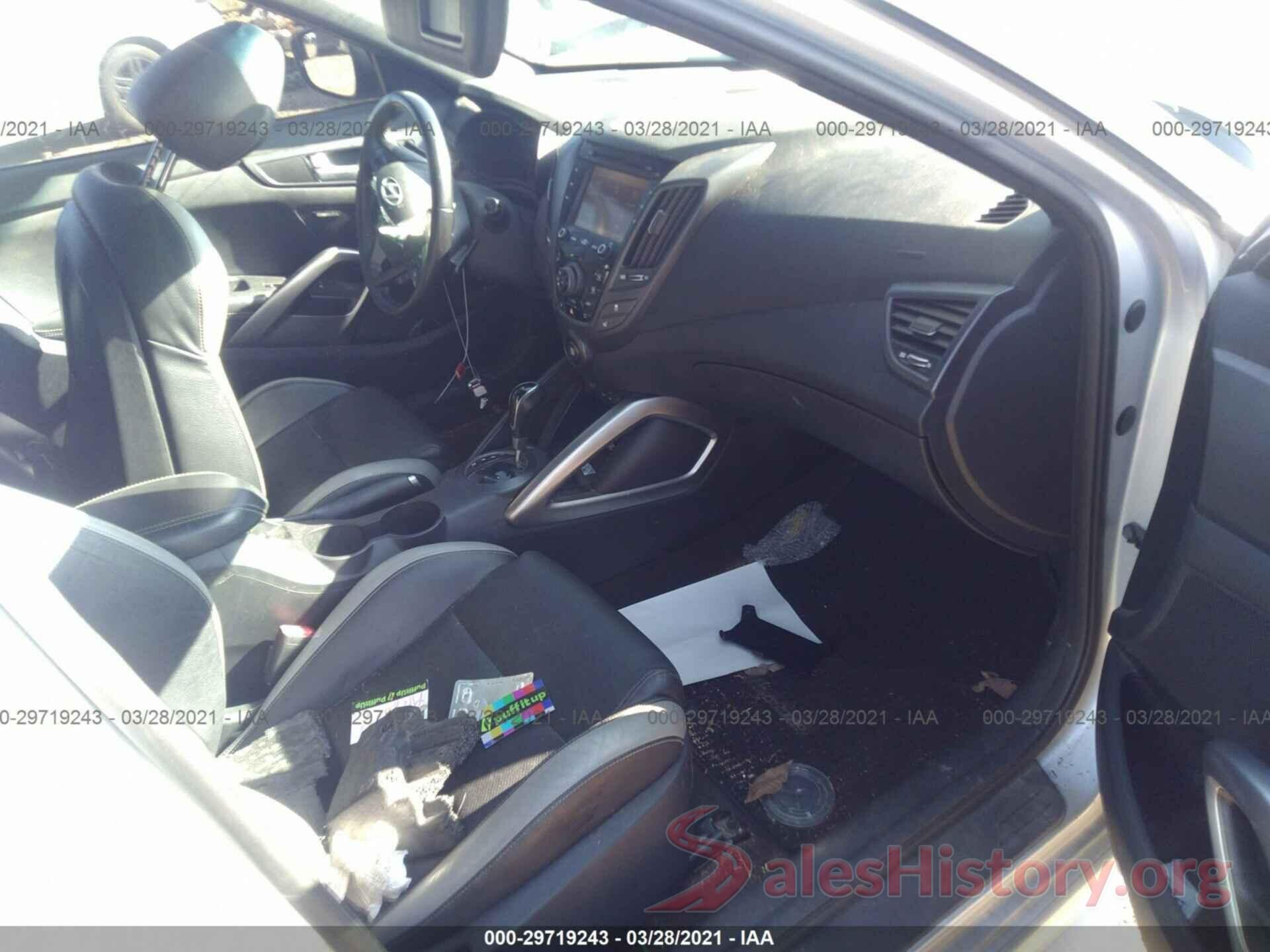 KMHTC6AE2GU291567 2016 HYUNDAI VELOSTER