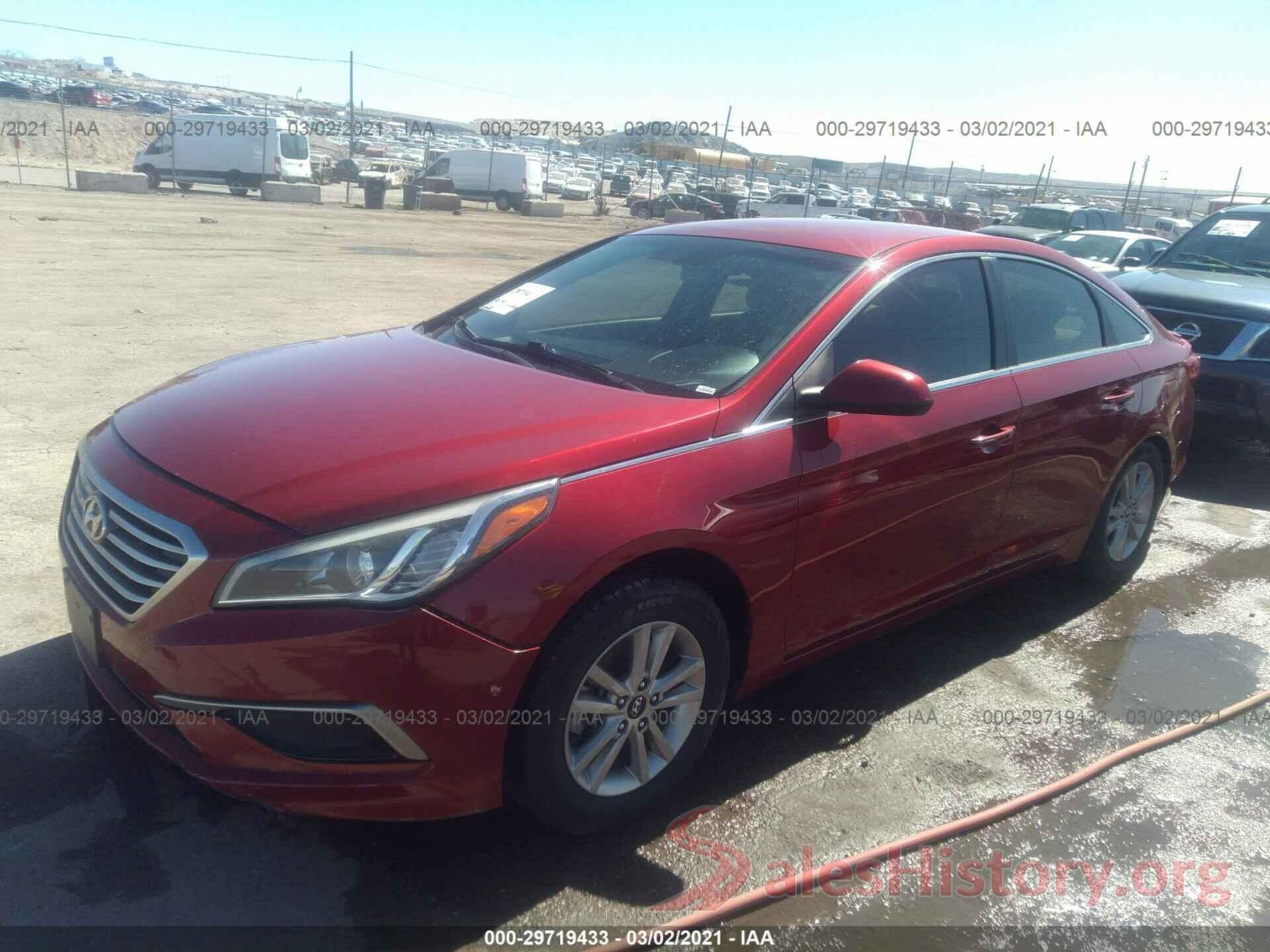 5NPE24AFXGH265404 2016 HYUNDAI SONATA