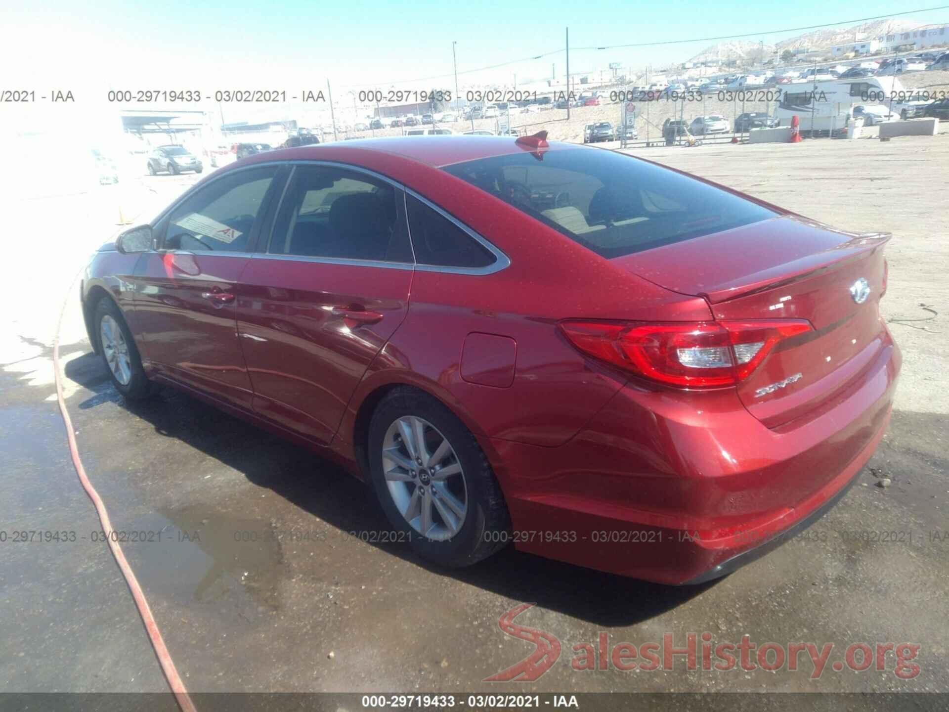 5NPE24AFXGH265404 2016 HYUNDAI SONATA