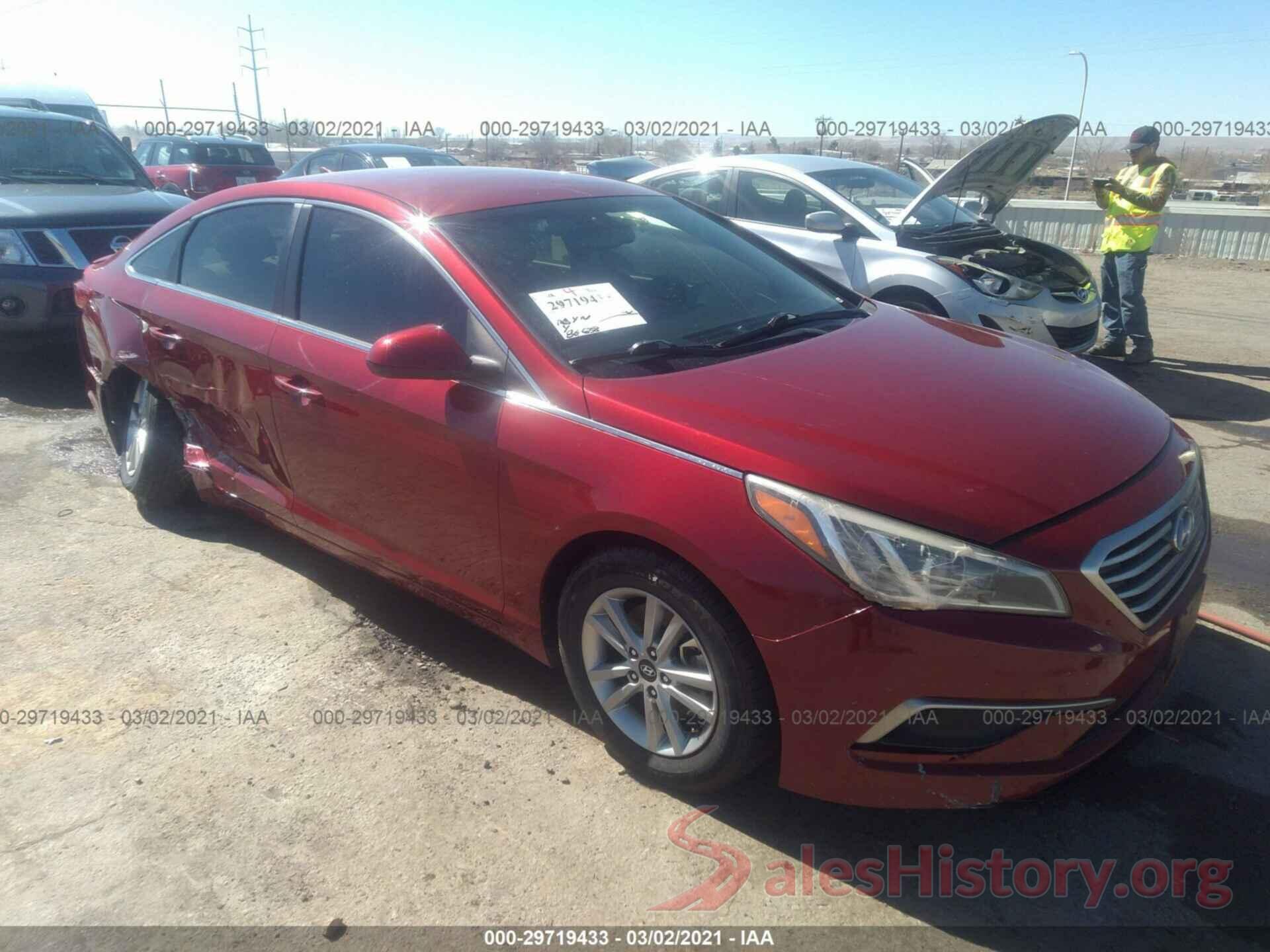 5NPE24AFXGH265404 2016 HYUNDAI SONATA