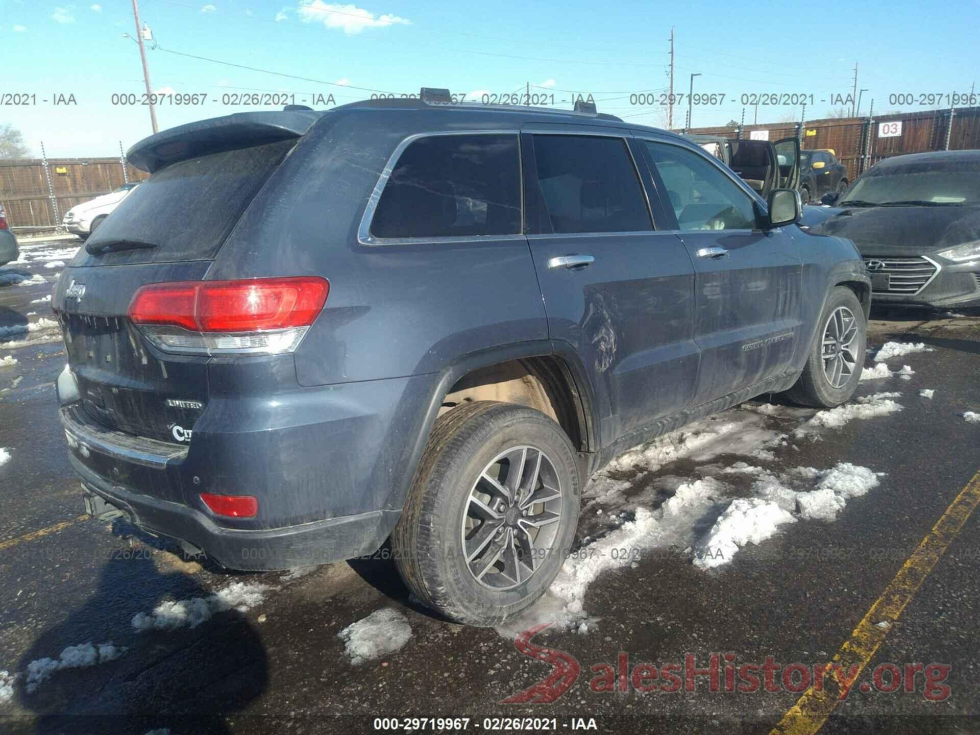 1C4RJFBG4KC814882 2019 JEEP GRAND CHEROKEE