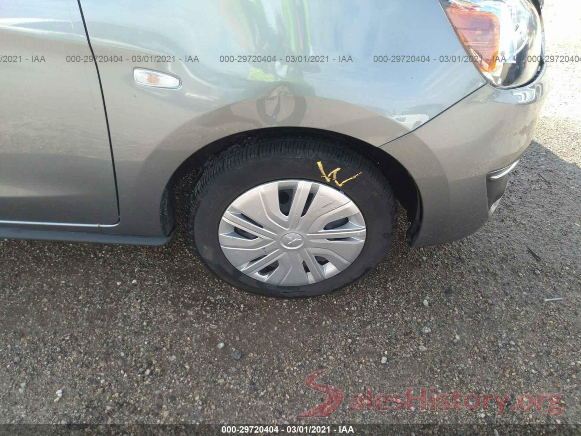 ML32A3HJ8KH003546 2019 MITSUBISHI MIRAGE